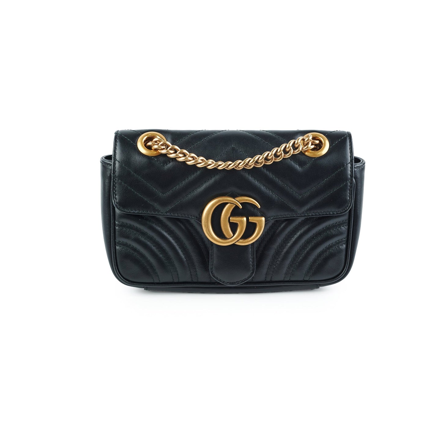 Gucci Marmont Crossbody Bag Black Mini Marmont Black