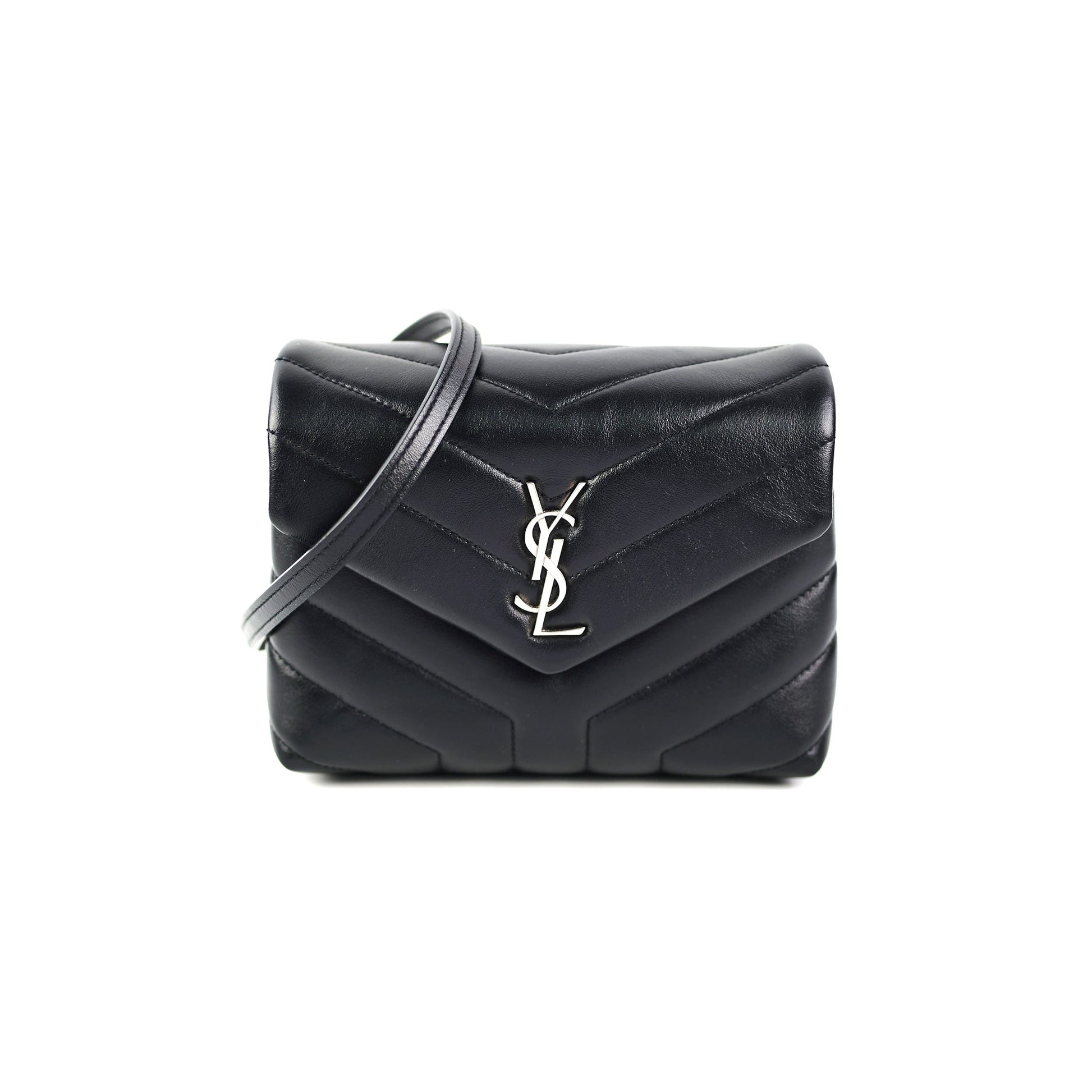 YSL Saint Laurent Item Lou Lou Crossbody Bag Black Toy