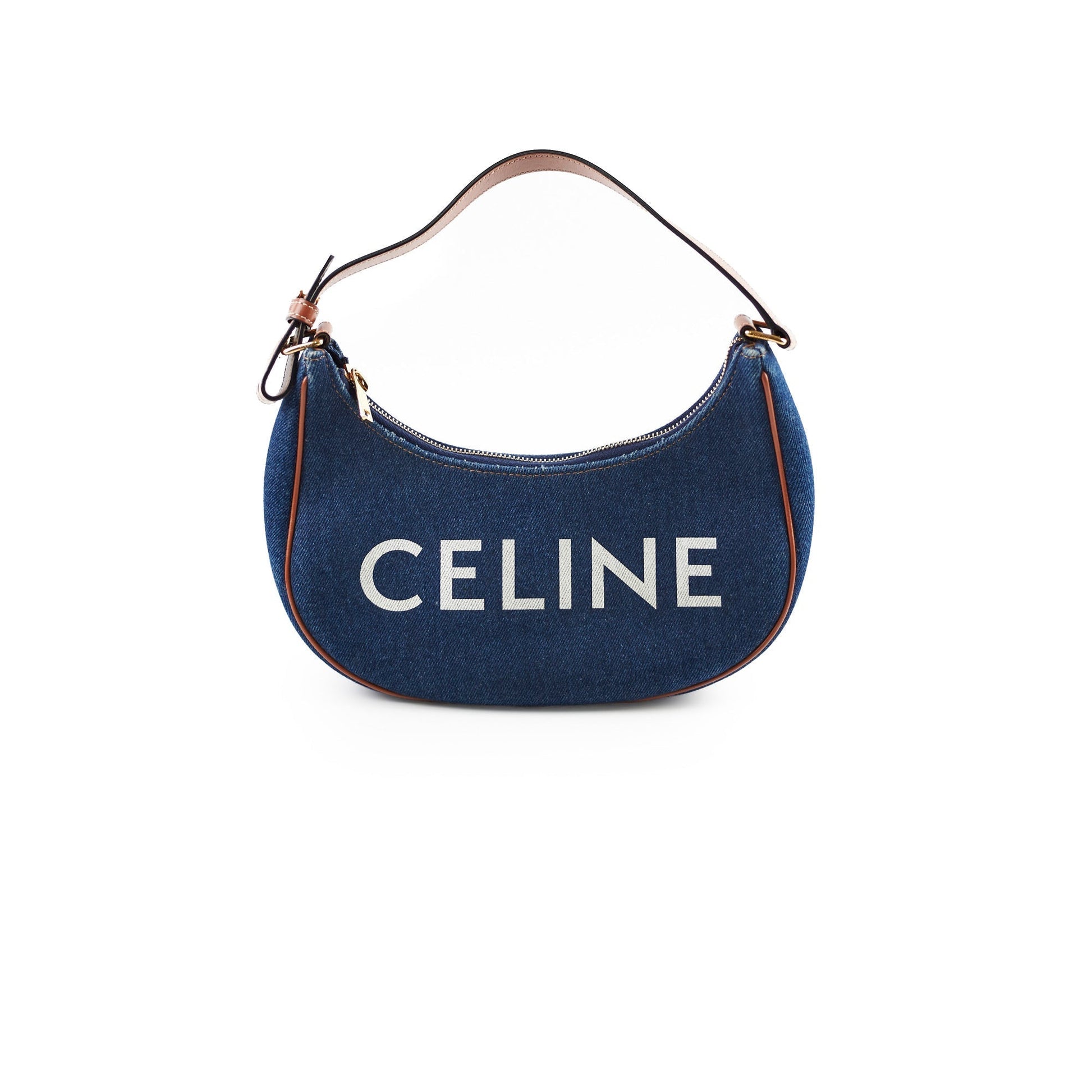 Luxury Ava Shoulder Bag Denim Medium