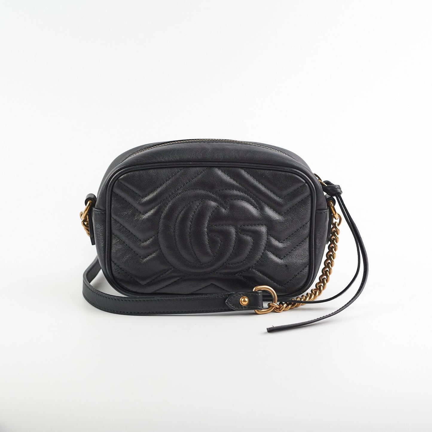 Gucci Marmont Camera Shoulder Bag Black Mini