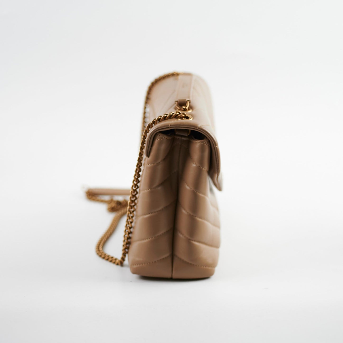 YSL Saint Laurent Lou Lou Crossbody Bag Beige Small Lou Lou Beige