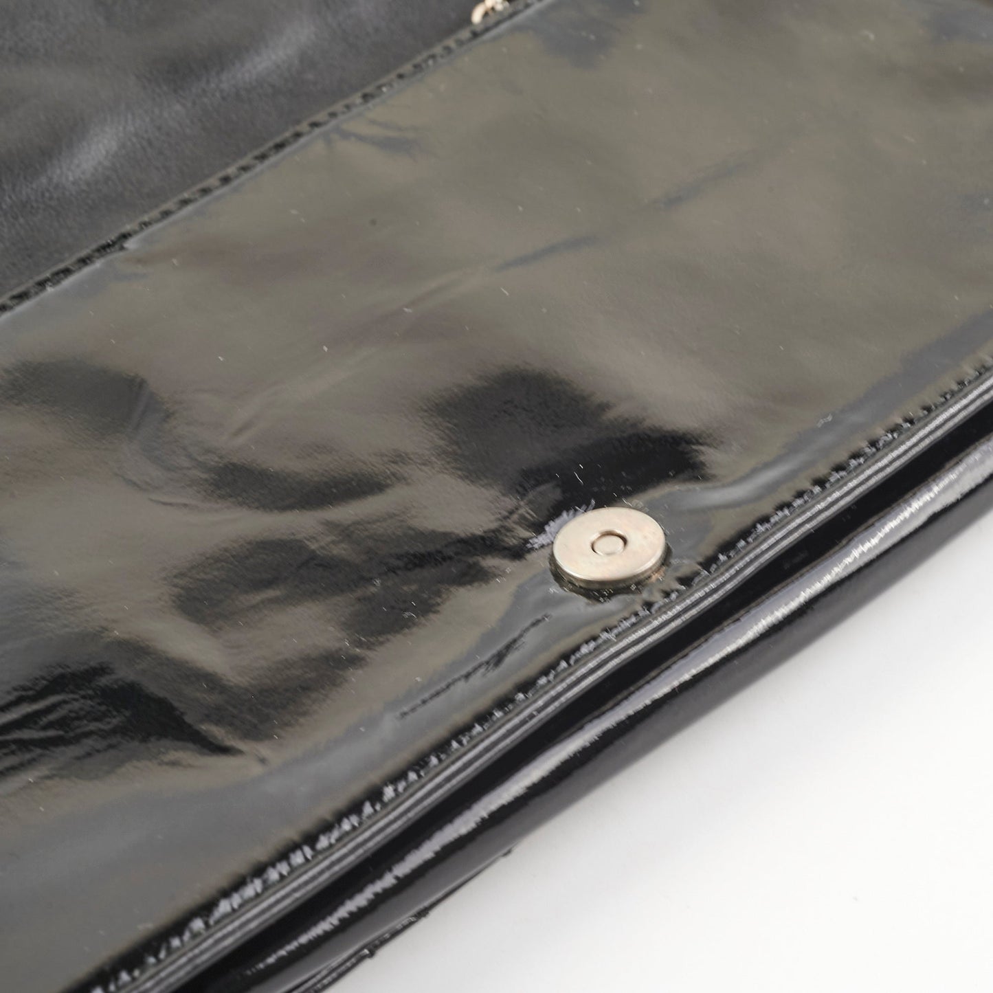 Dior Clutch Patent Black Clutch Bag