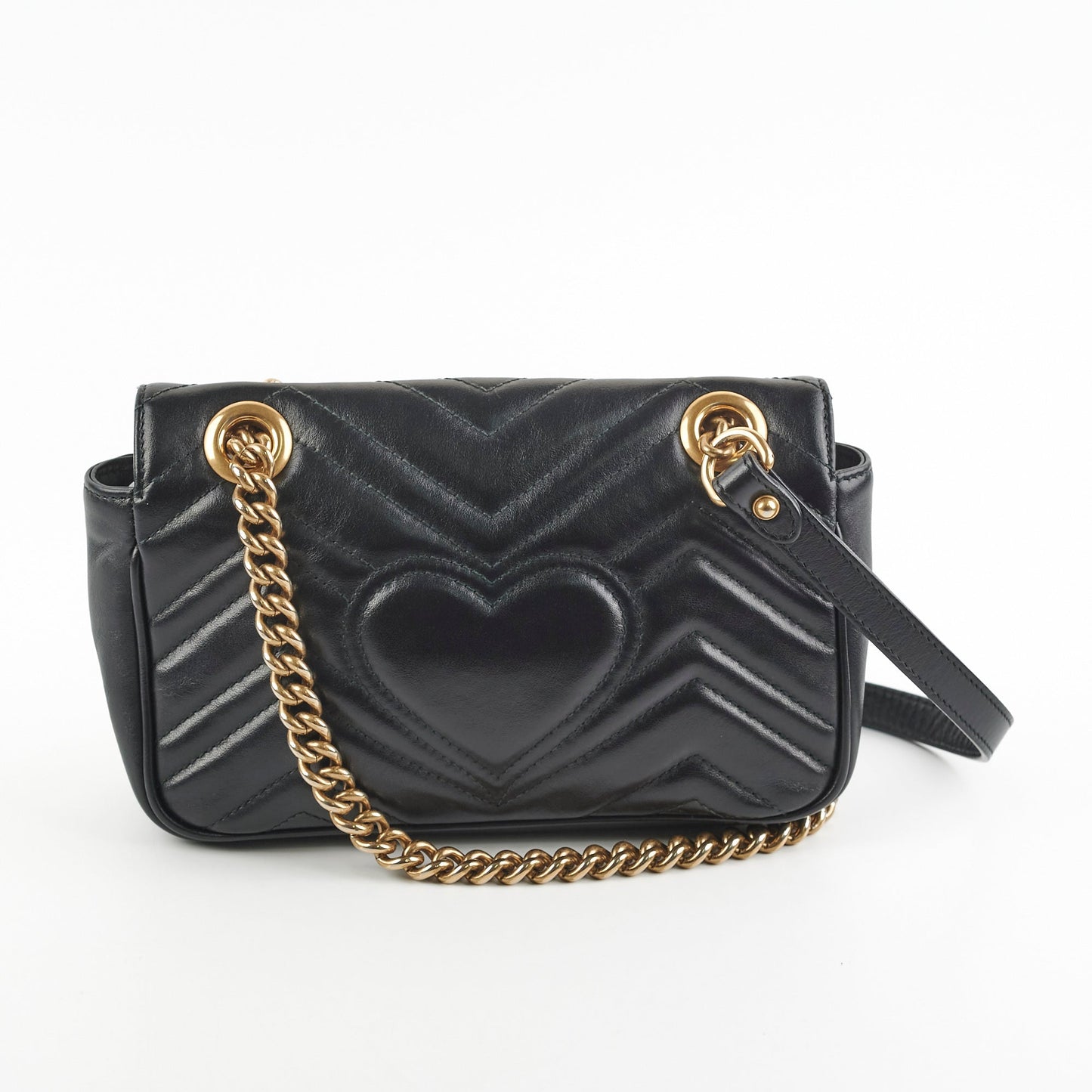 Gucci Marmont Crossbody Bag Black Mini 4