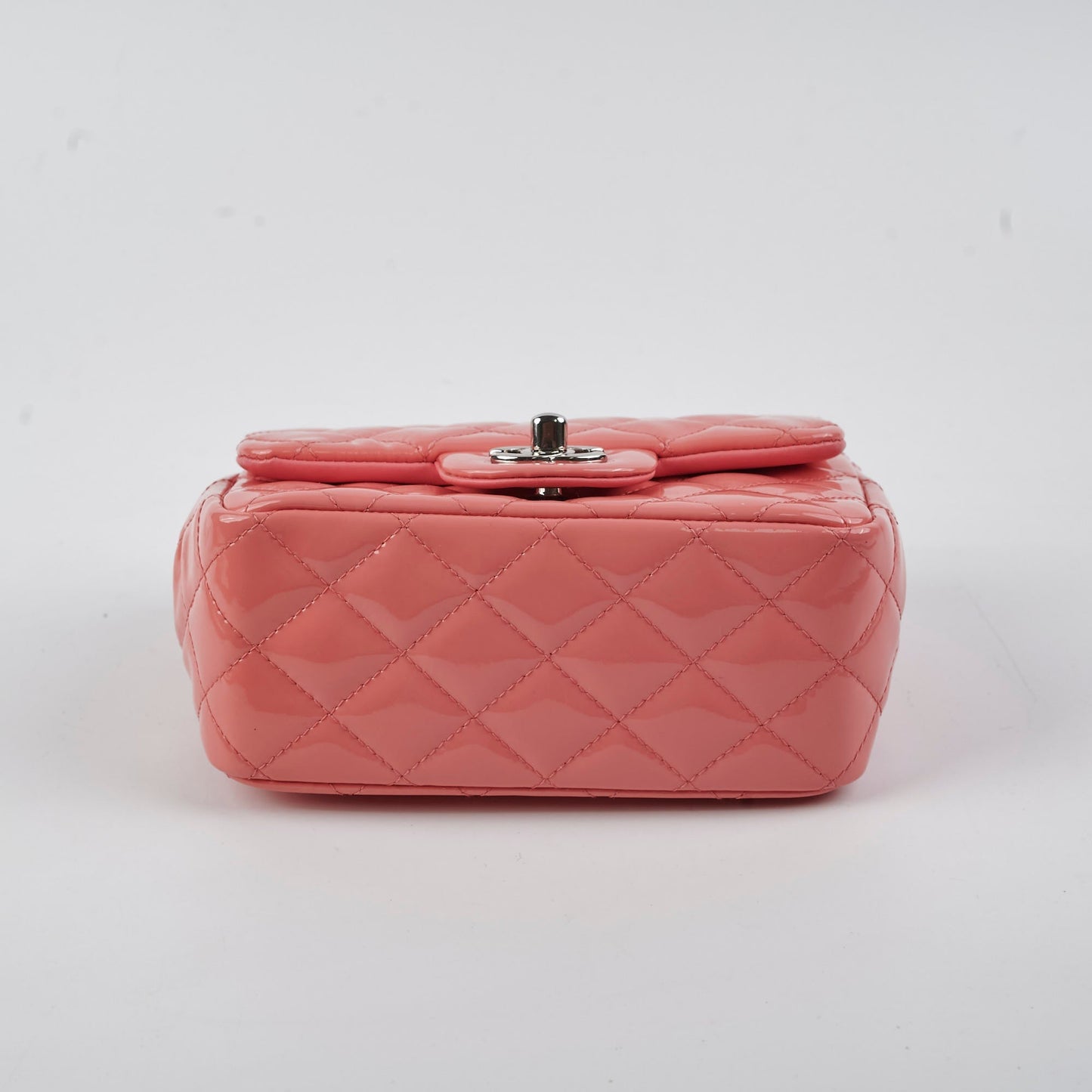 Chanel Classic Flap Square Patent Pink - Series 21