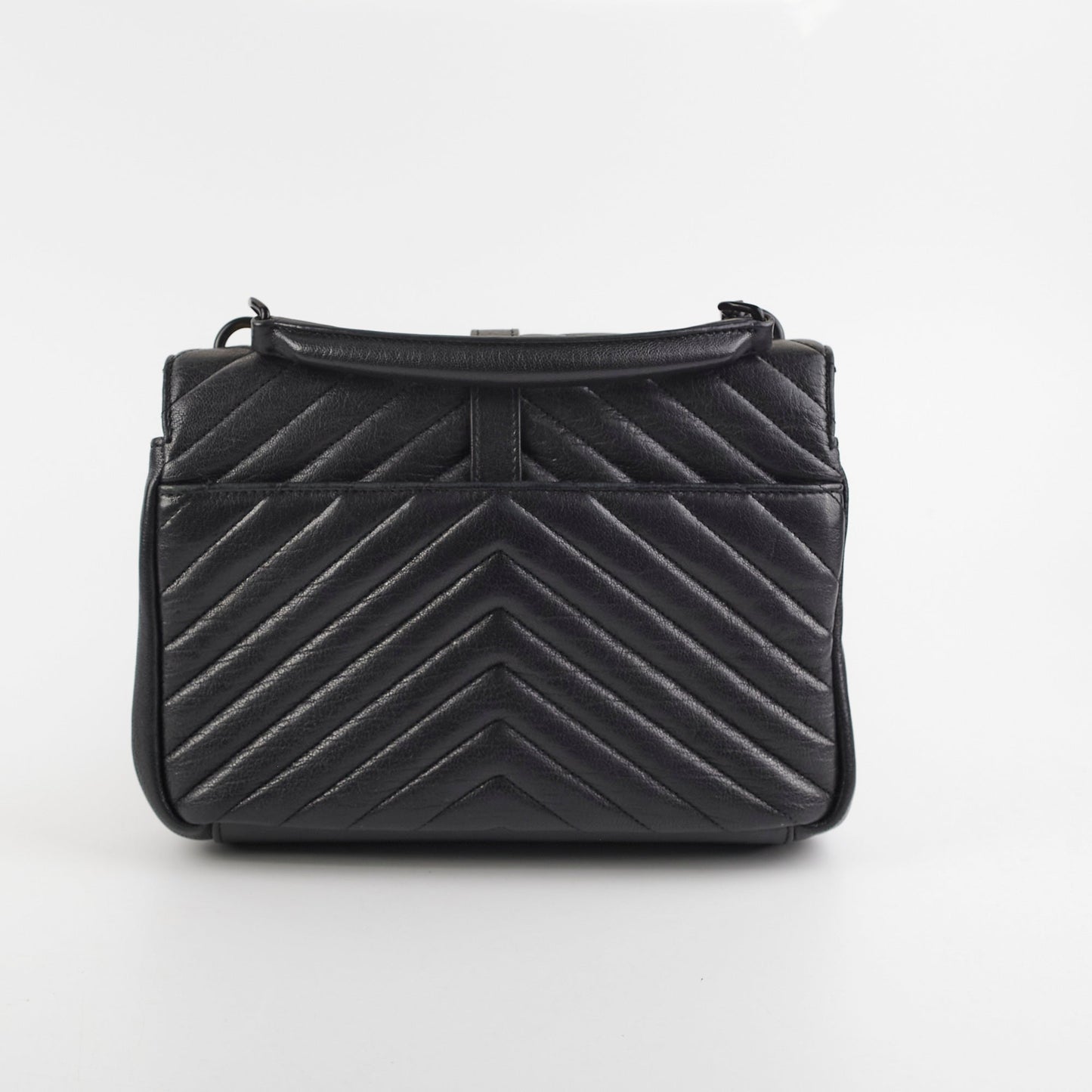 YSL Saint Laurent So College Bag Black Medium Crossbody Bag