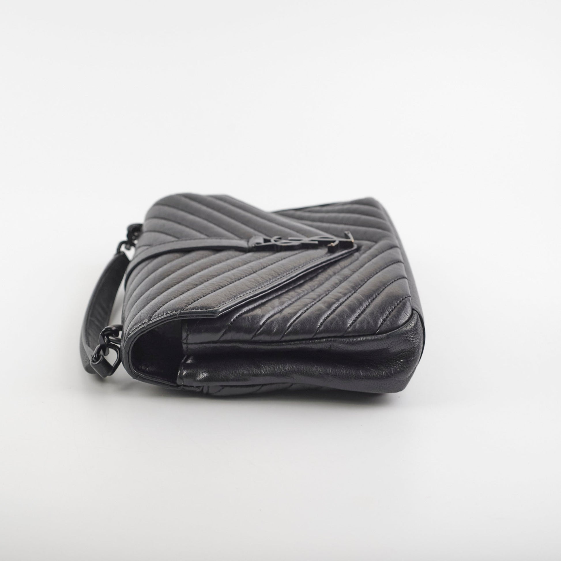 YSL Saint Laurent So College Bag Black Medium Crossbody Bag