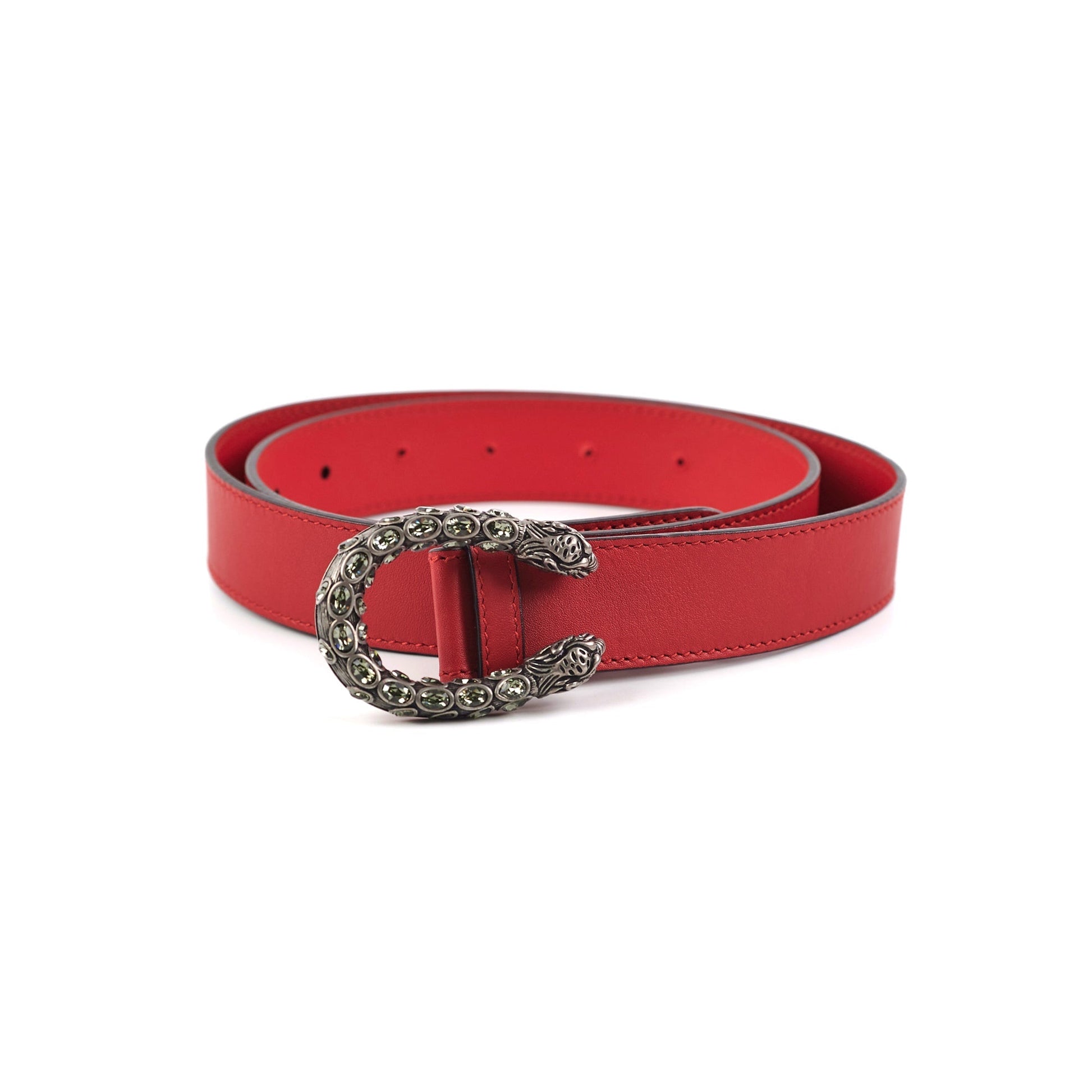 Gucci Dionysus Size Belt Handbag Leather Red Accessory