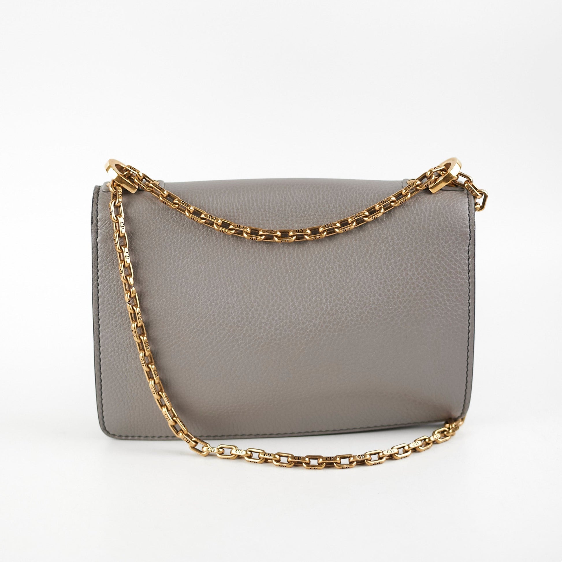 Dior A Grey Crossbody Bag Gray Flap