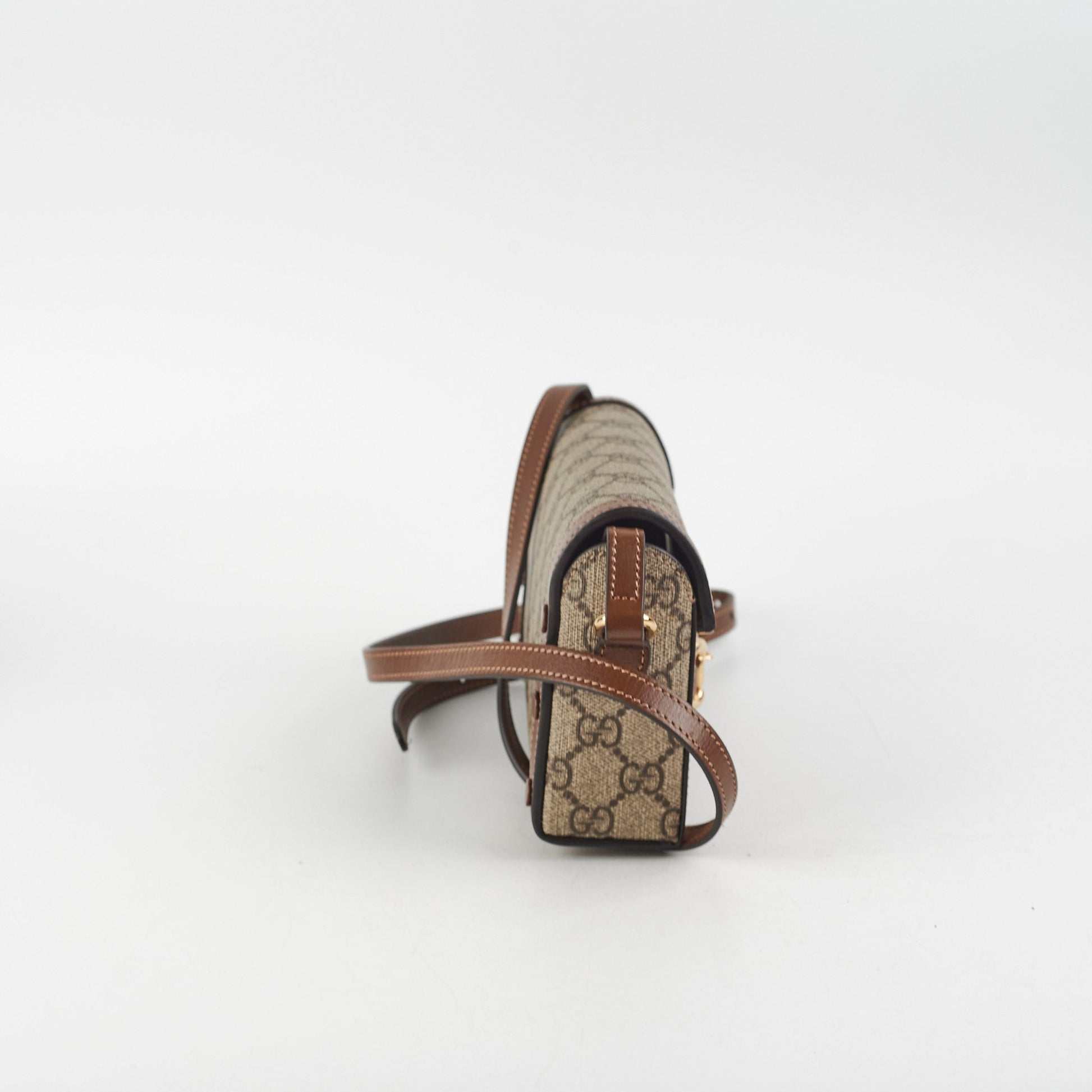 Gucci Horsebit Crossbody Bag Monogram Mini