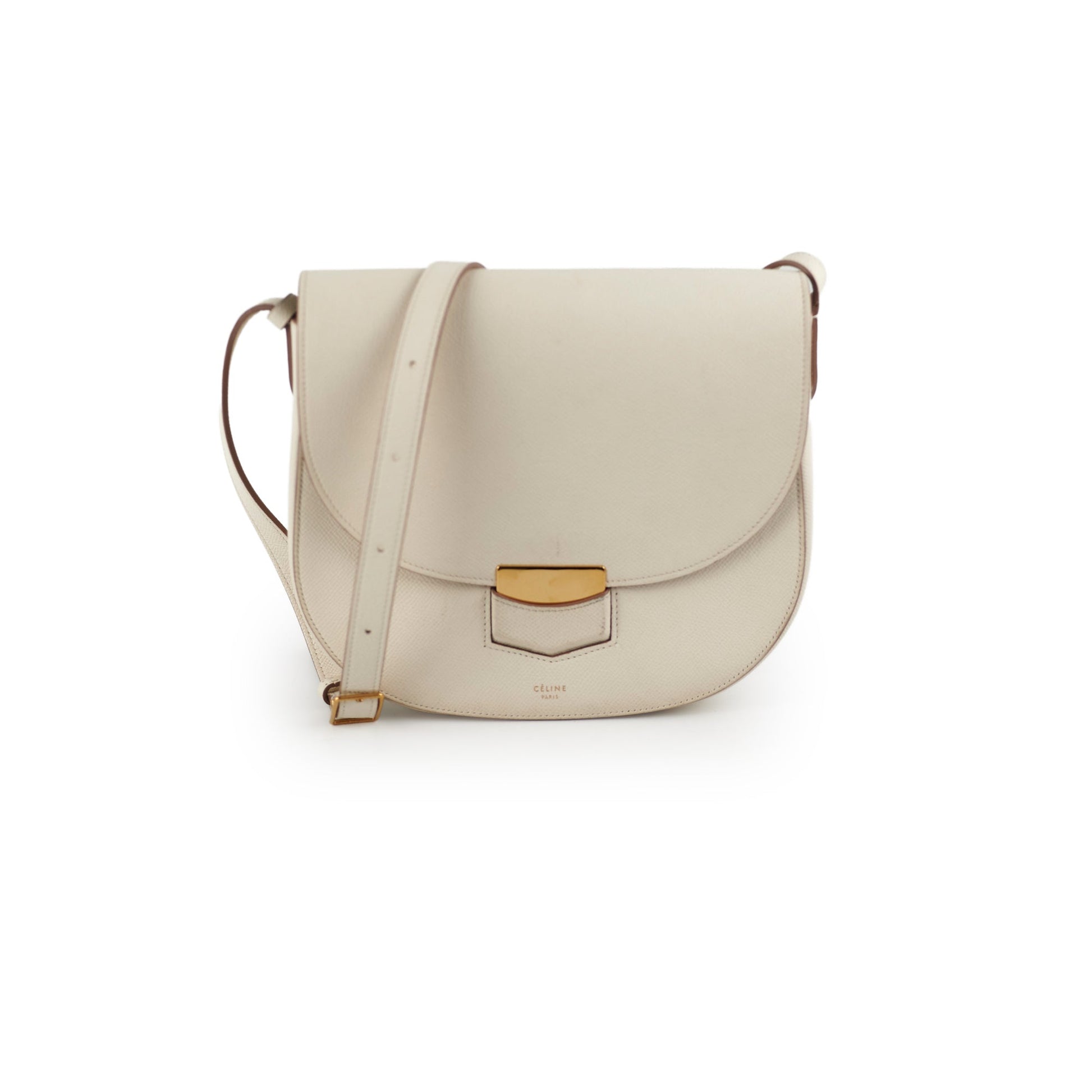 Luxury Shoulder Bag White Medium