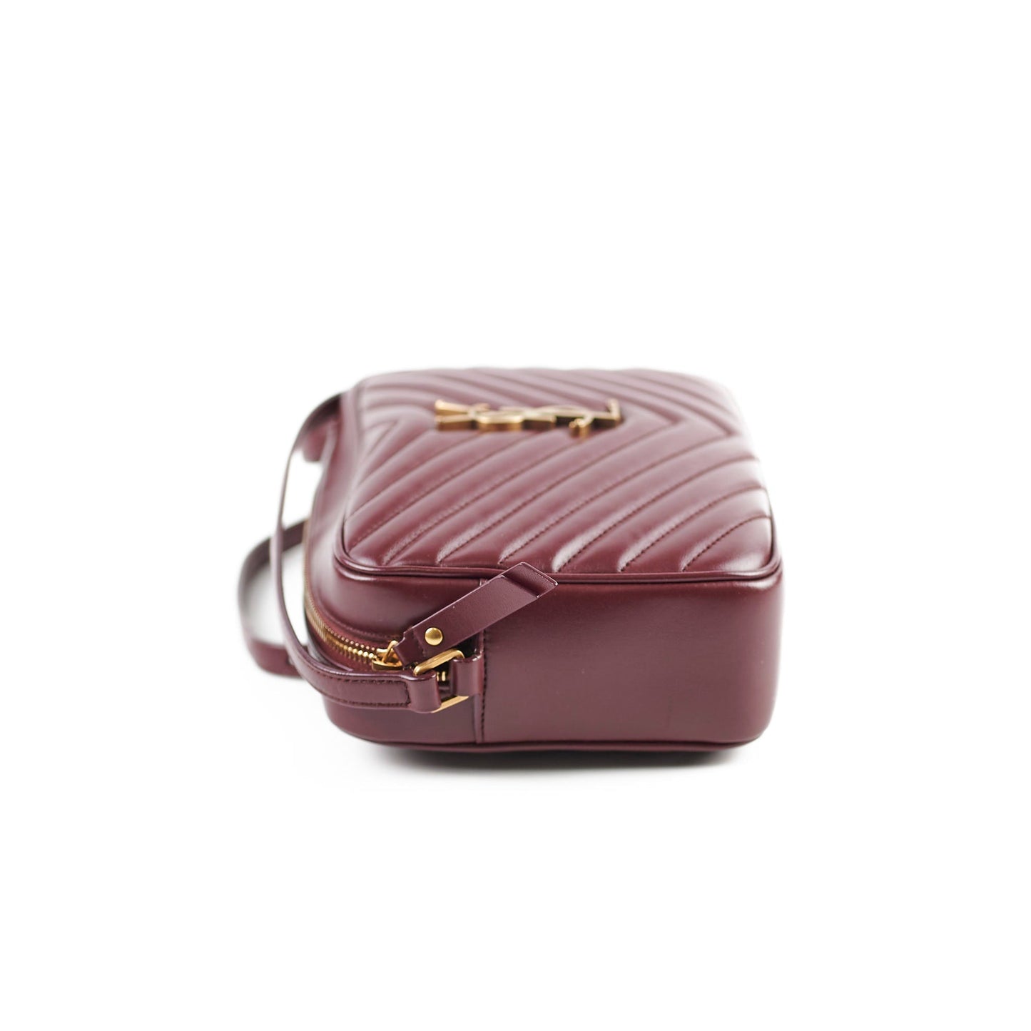 YSL Saint Laurent Lou Camera Maroon Bag Crossbody Bag