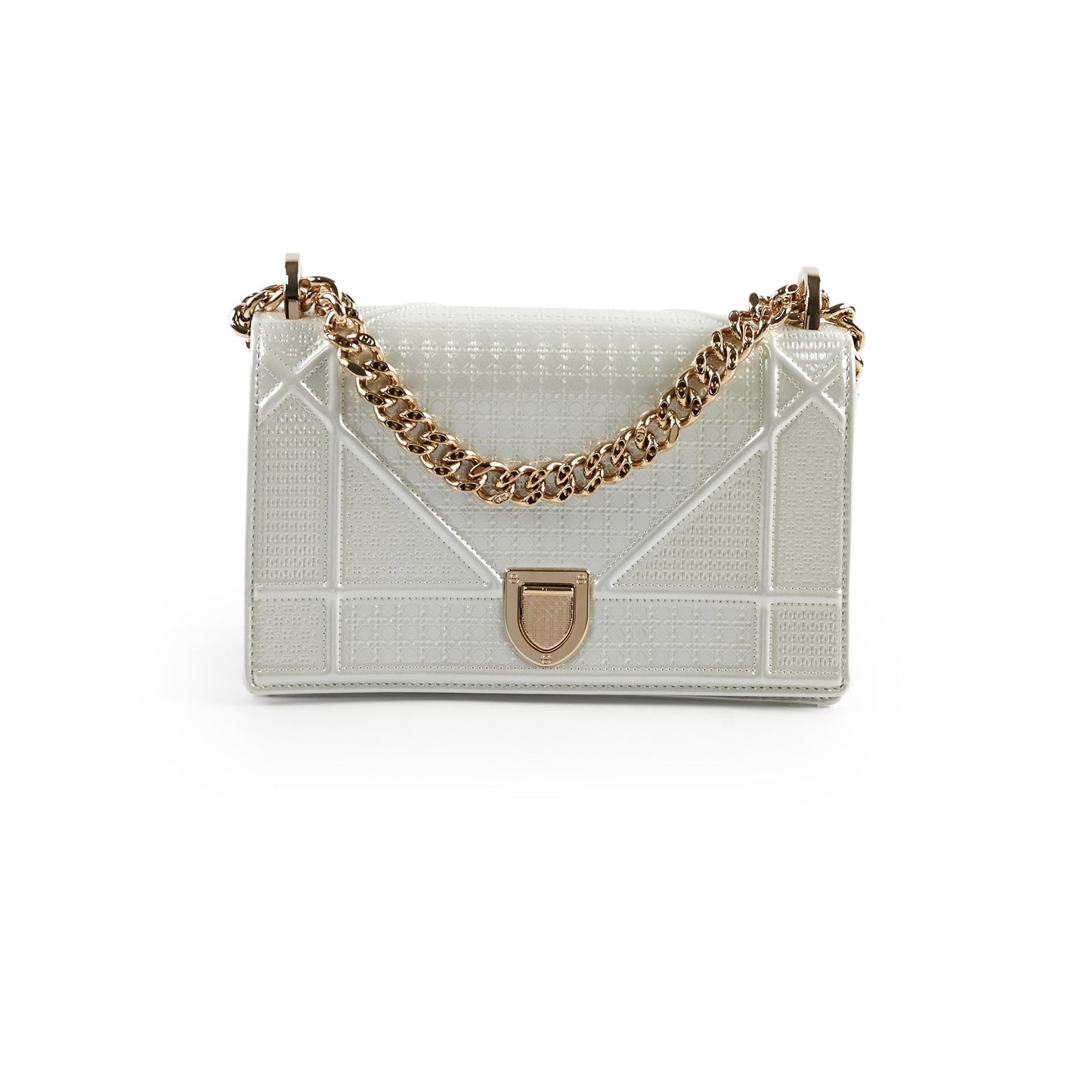 Dior ama Pearl Tote Bag White Small