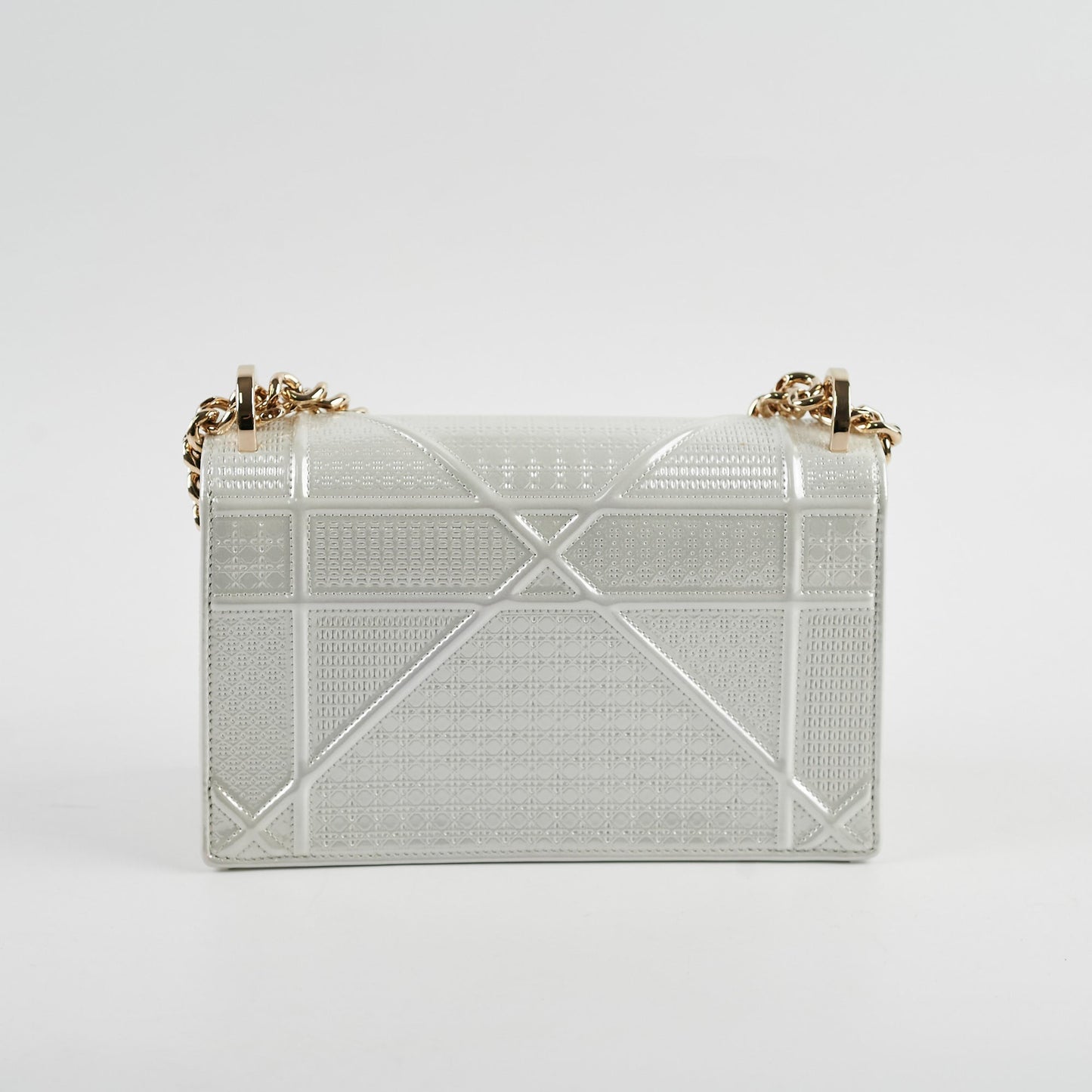 Dior ama Pearl Tote Bag White Small