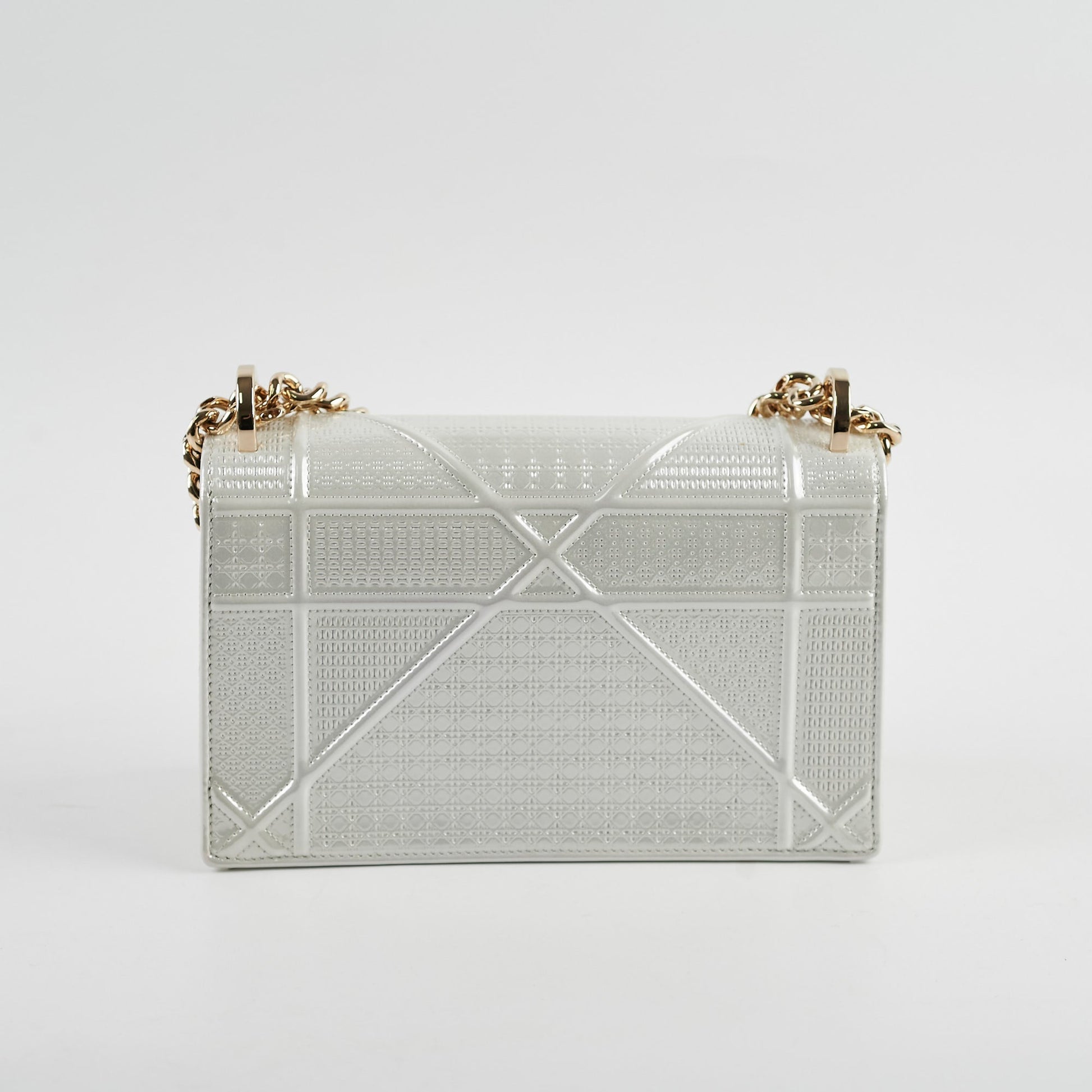 Dior ama Pearl Tote Bag White Small