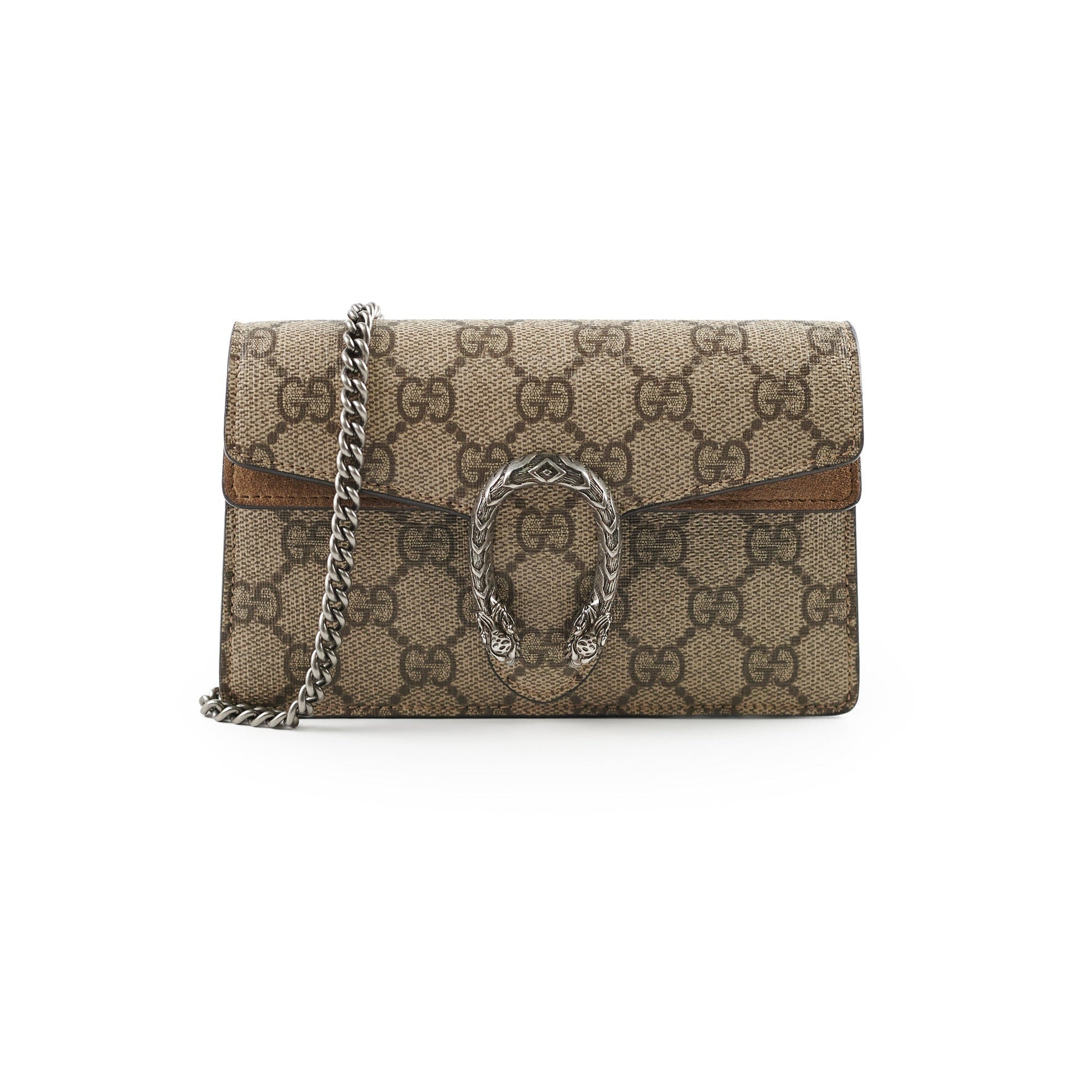 Gucci Supermini Dionysus Supreme Bag Beige Crossbody Bag