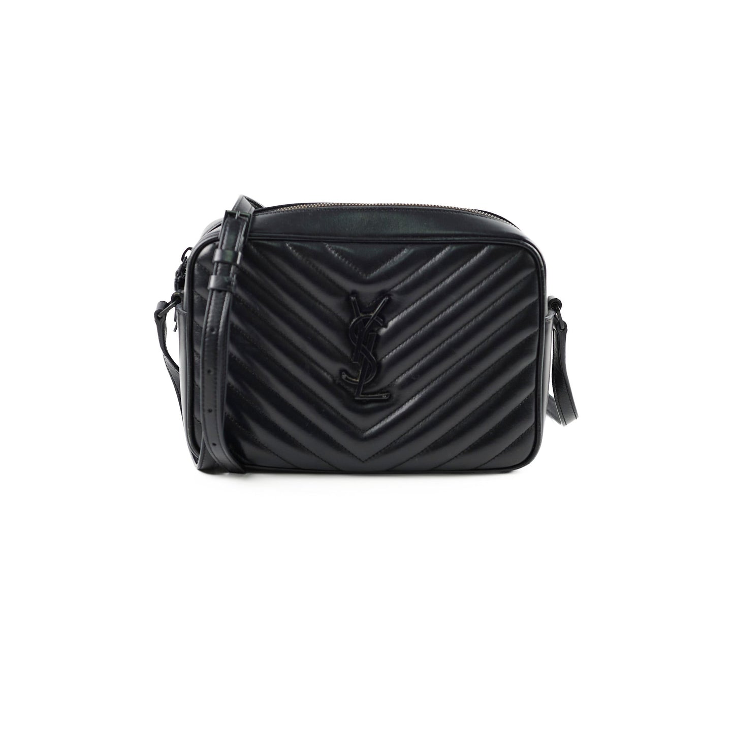 YSL Saint Laurent Lou Camera Bag Monogram Black Crossbody Bag