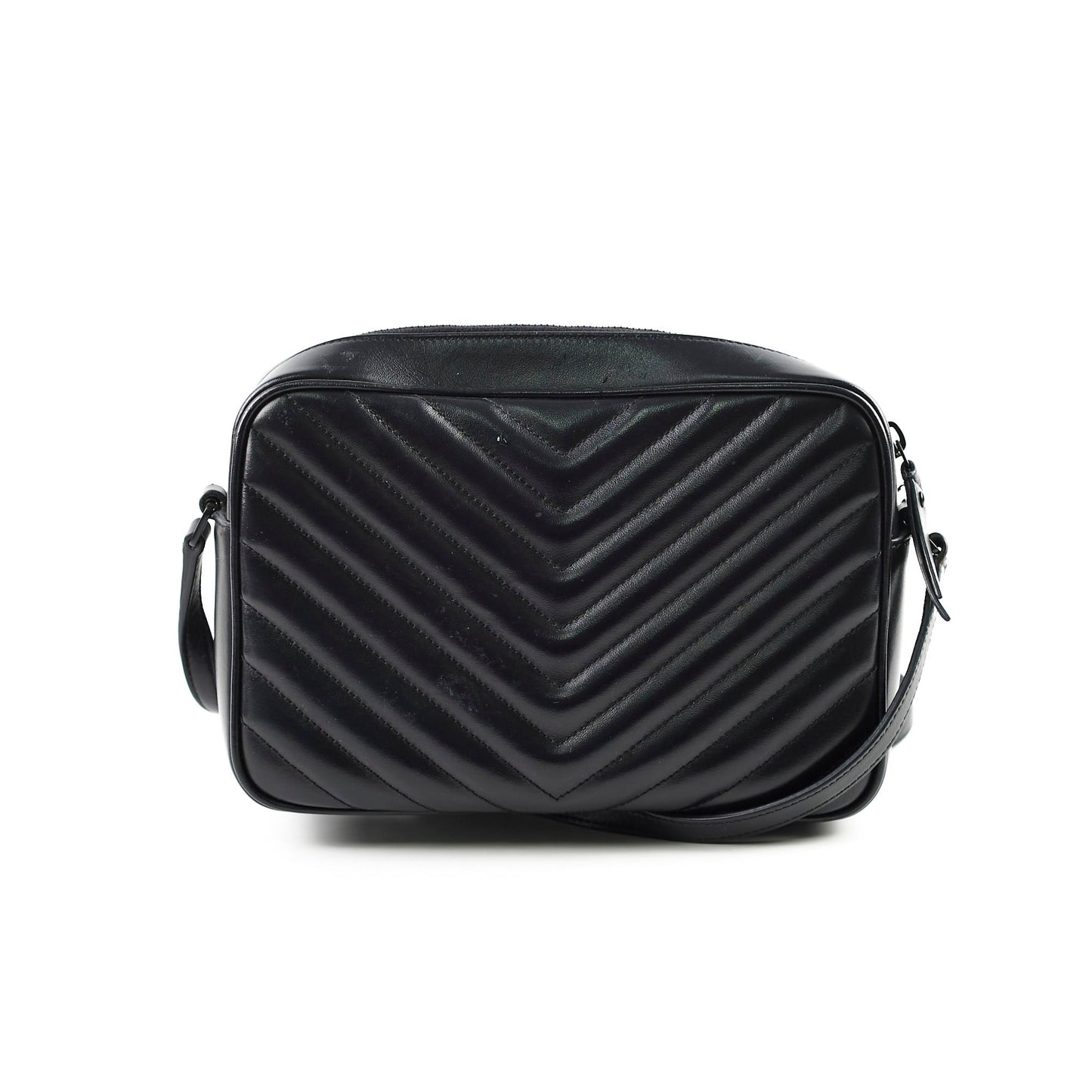 YSL Saint Laurent Lou Camera Bag Monogram Black Crossbody Bag