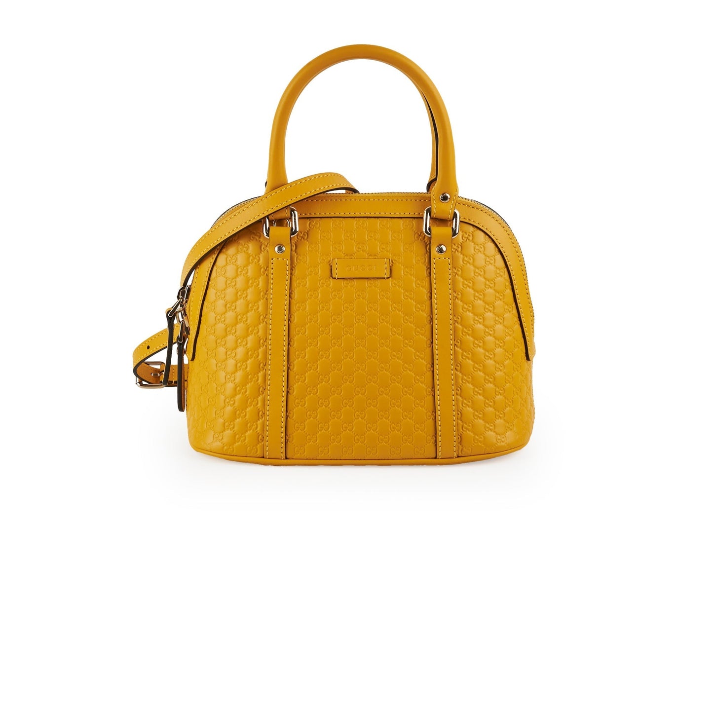 Gucci Convertible Dome Satchel Yellow Mini Crossbody Bag
