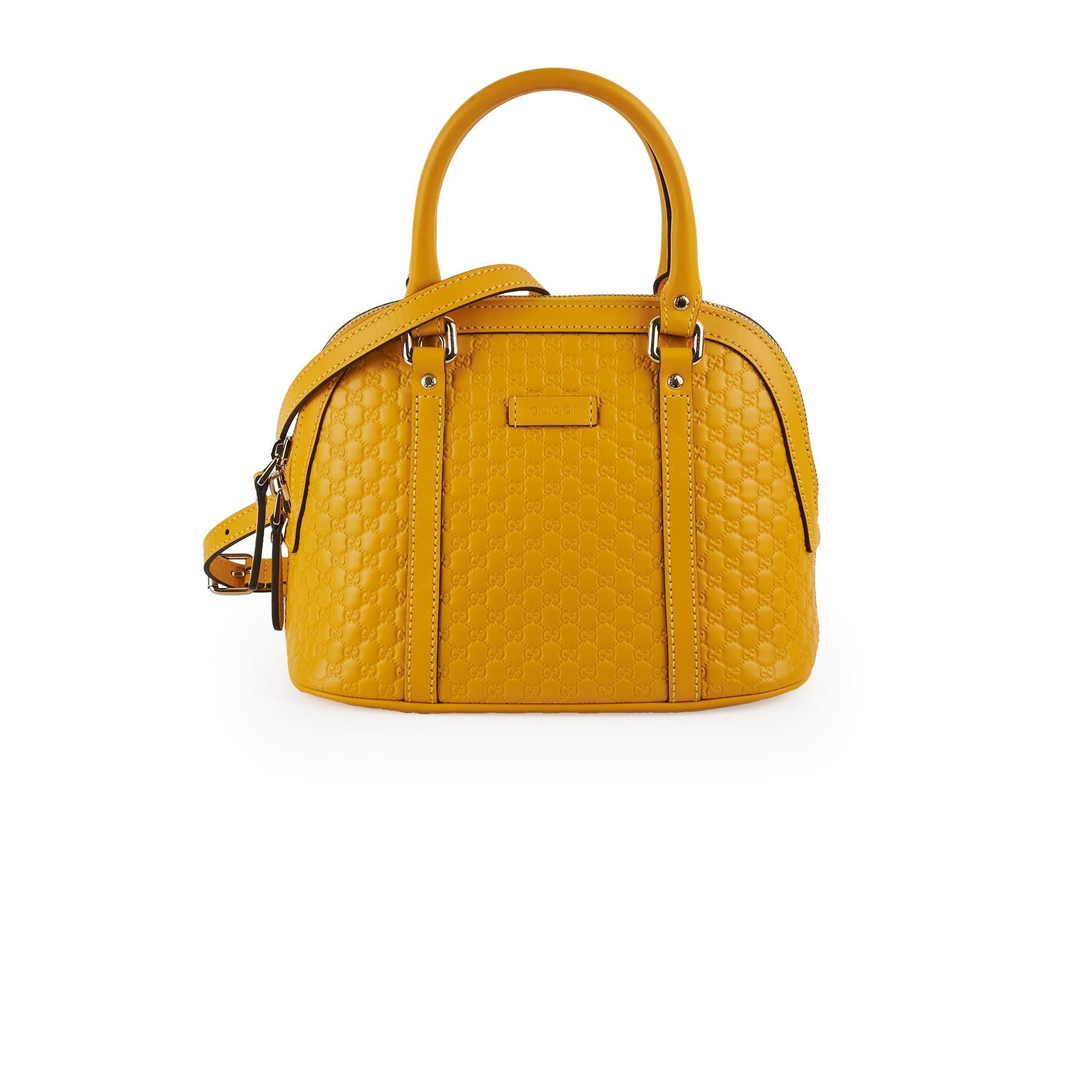 Gucci Convertible Dome Satchel Yellow Mini Crossbody Bag