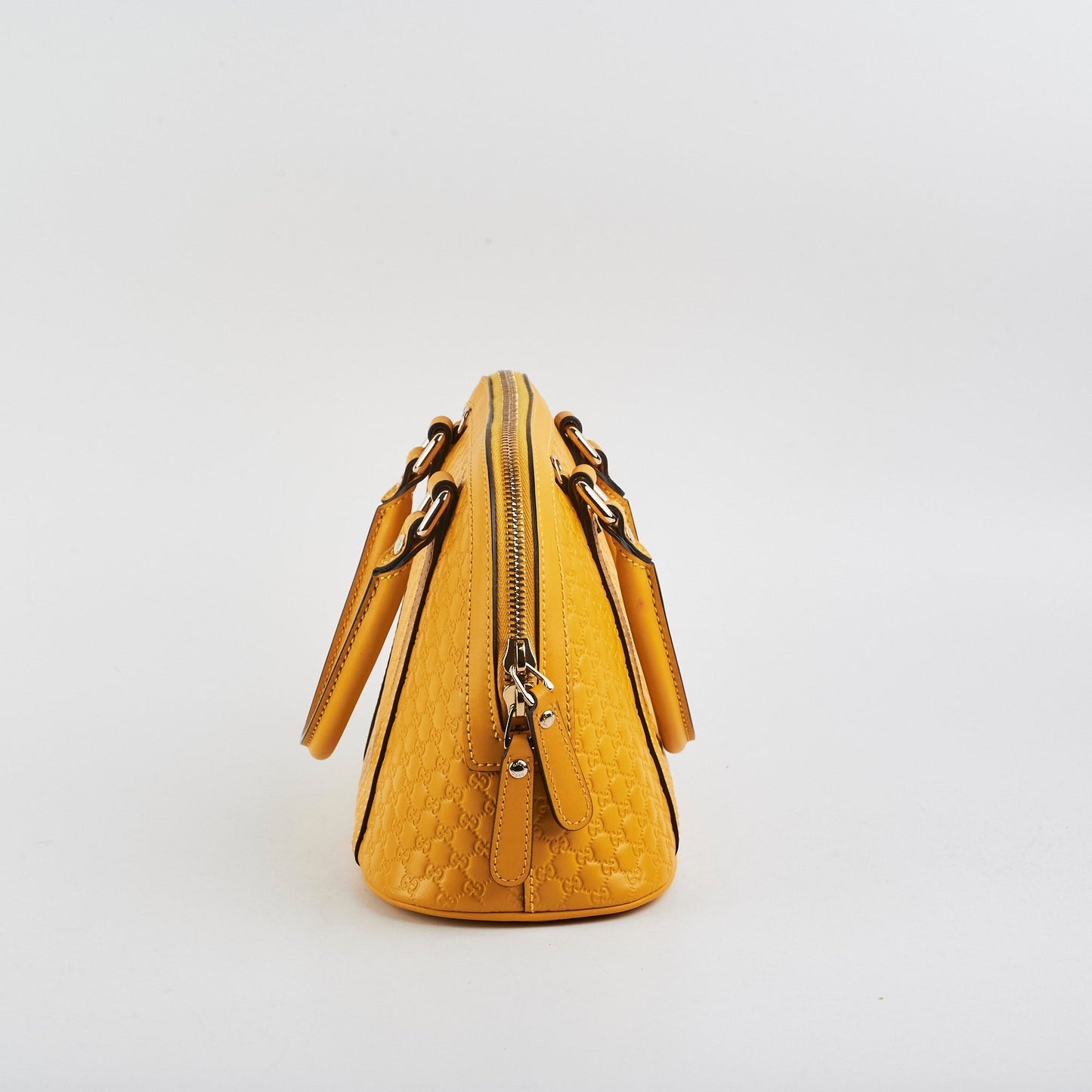 Gucci Convertible Dome Satchel Yellow Mini Crossbody Bag