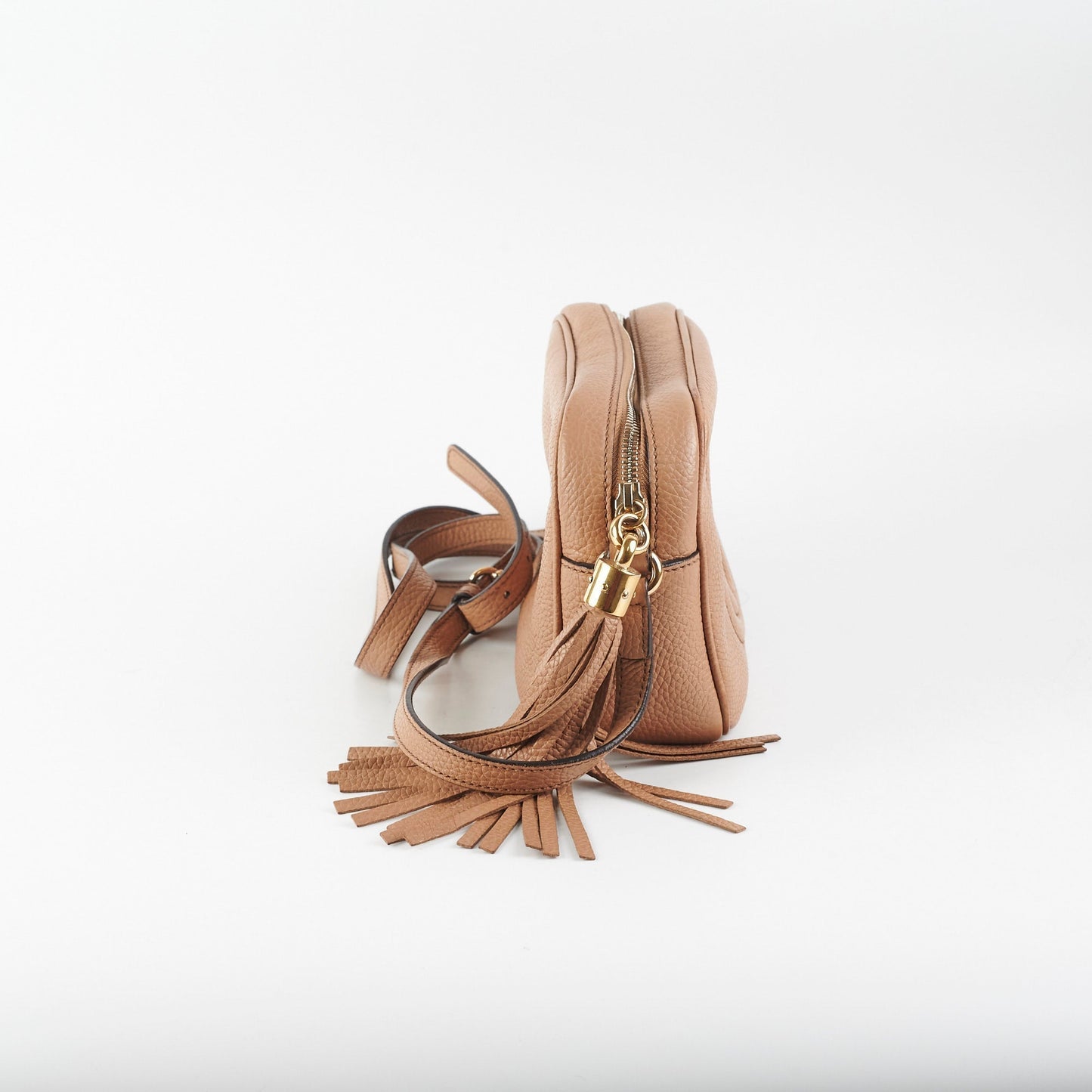 Gucci Soho Disco Camera Bag Beige Crossbody Bag