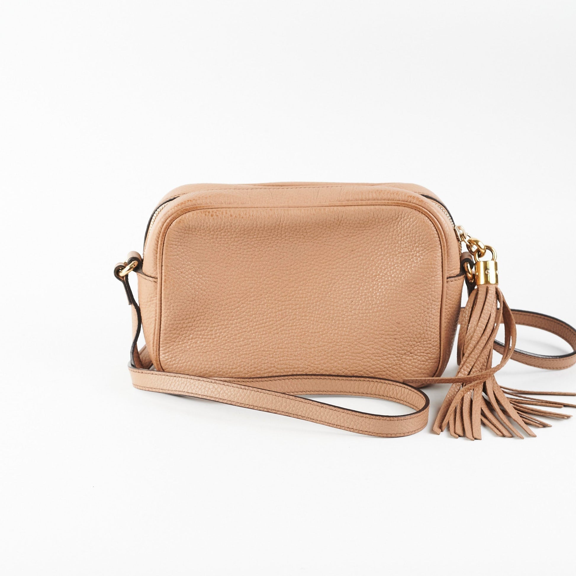 Gucci Soho Disco Camera Bag Beige Crossbody Bag