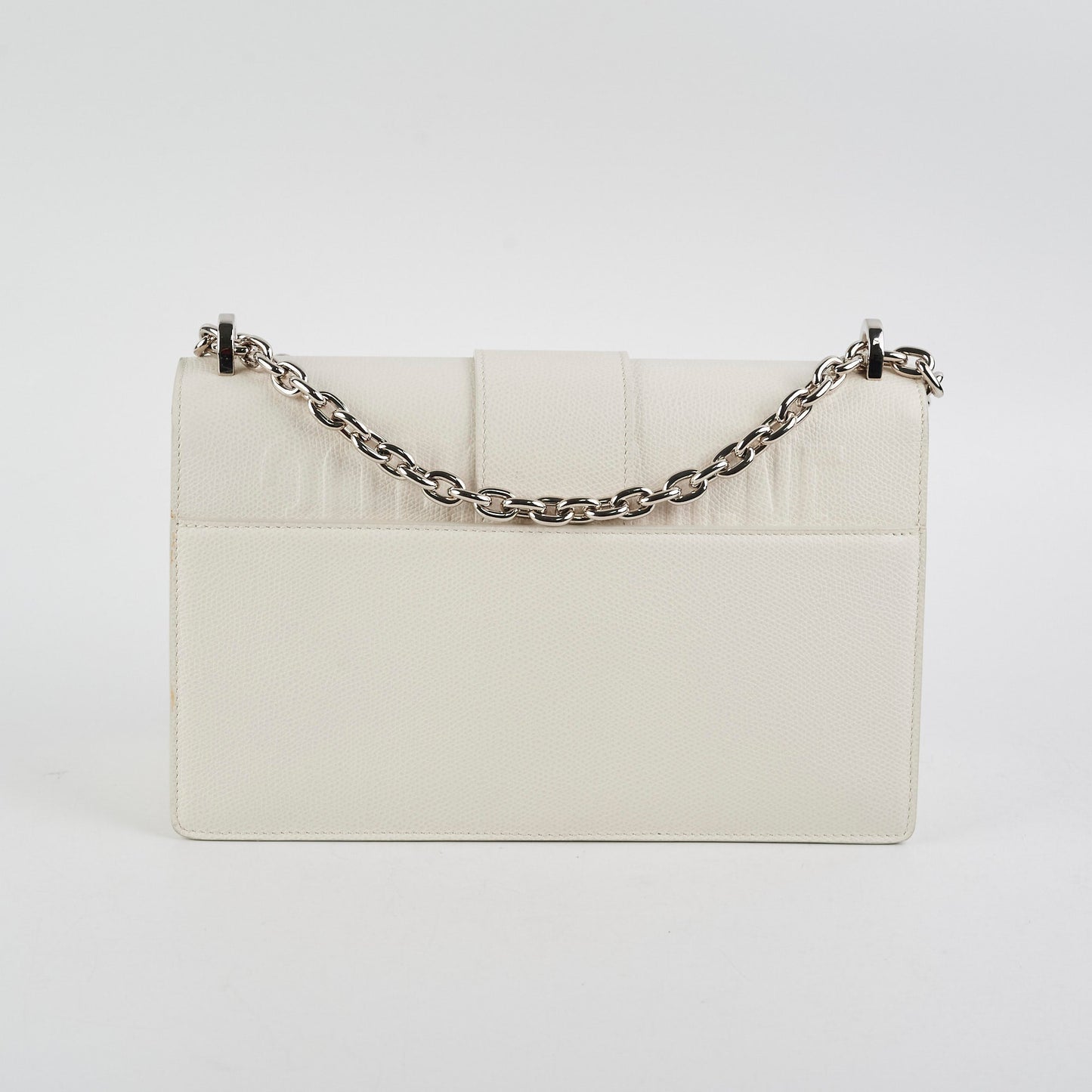 Dior Christian Montaigne Crossbody Bag White