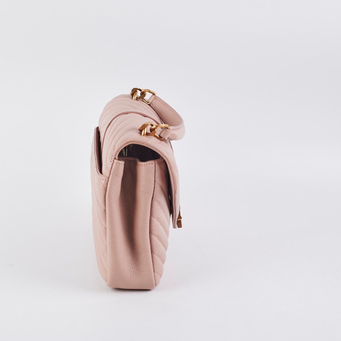 YSL Saint Laurent College Bag Pink Medium Shoulder Bag