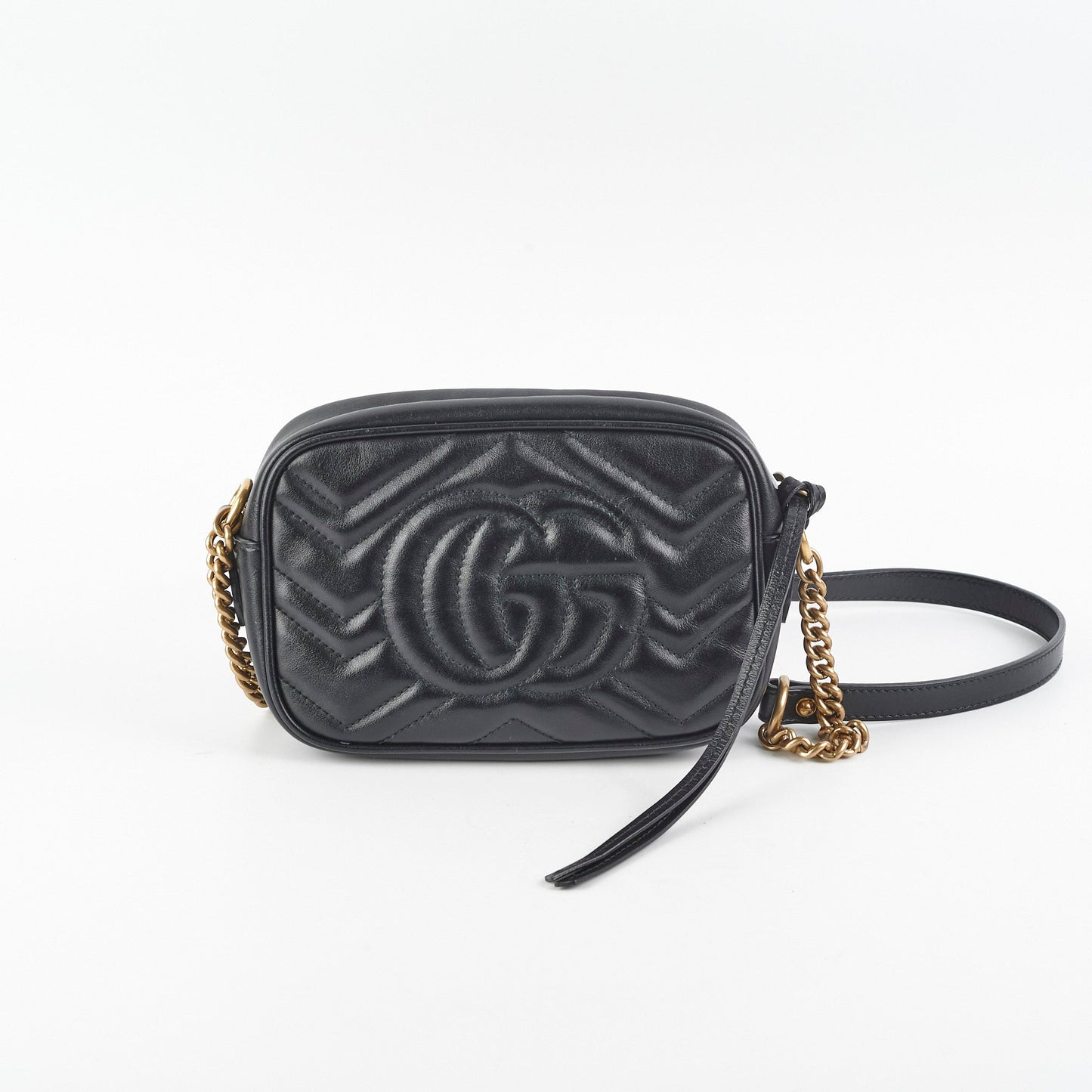 Gucci Marmont Camera Bag Black Mini Crossbody Bag