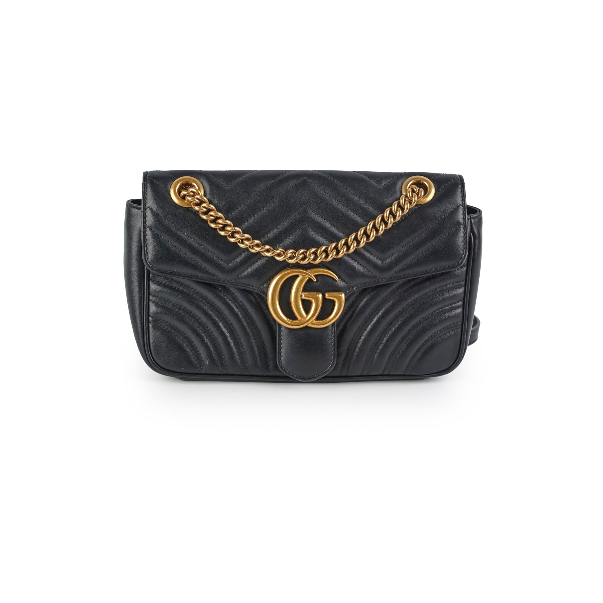 Gucci Marmont Crossbody Bag Black Small Small Black