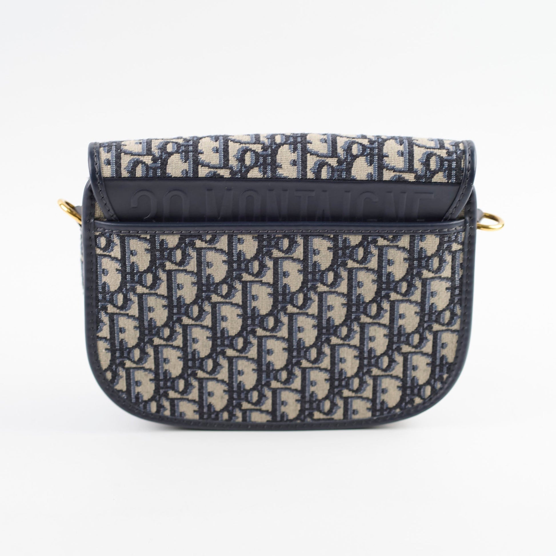 Dior Oblique Bobby Bag Navy Medium Crossbody Bag