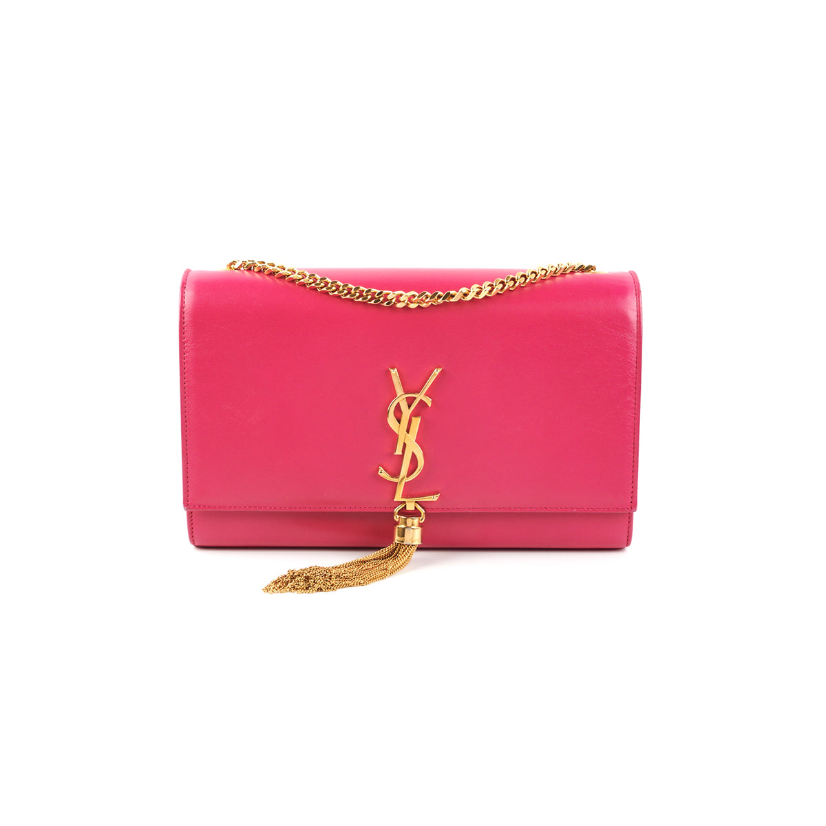 YSL Saint Laurent Kate Fuschia Crossbody Bag Medium