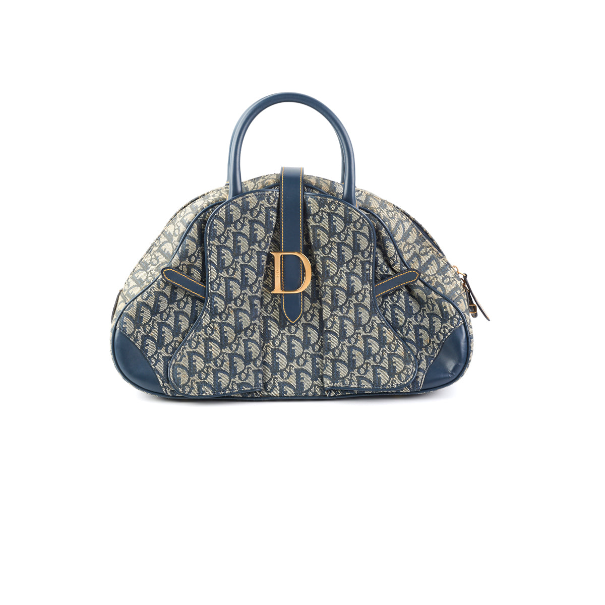 Dior Trotter Boston Bag Navy Tote Bag