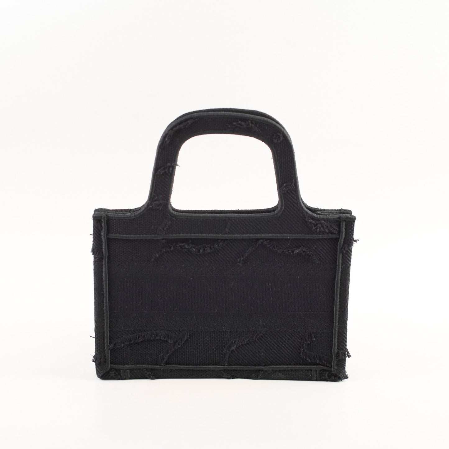 Dior Christian Book Tote Black Mini Tote Bag
