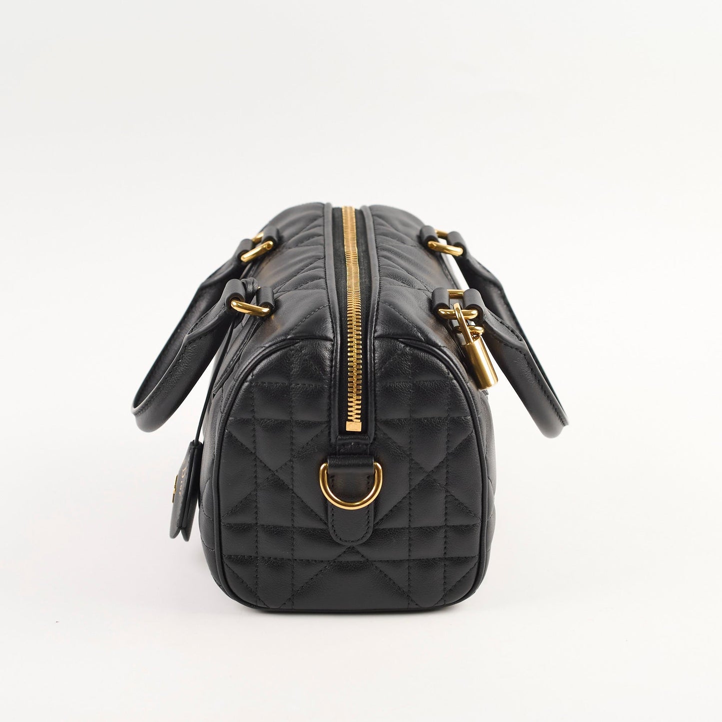 Dior Christian Groove Calfskin Crossbody Bag Black
