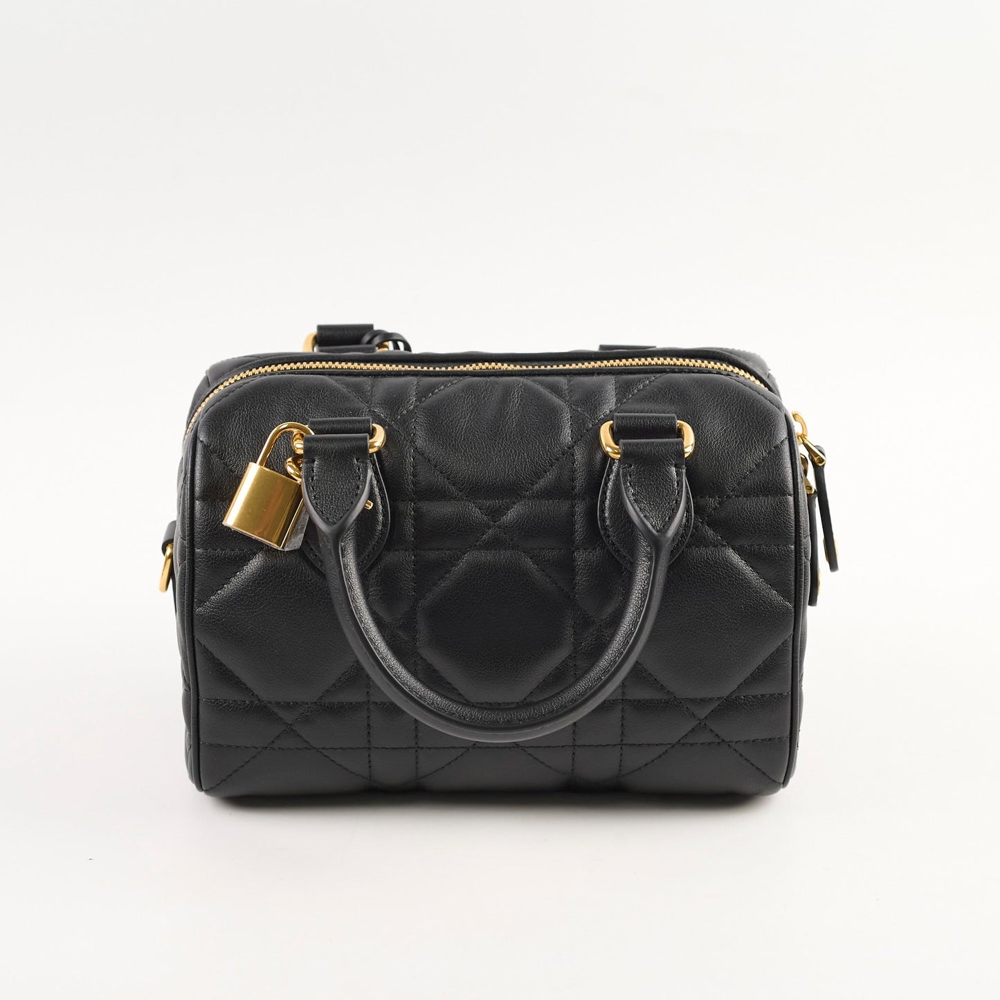 Dior Christian Groove Calfskin Crossbody Bag Black