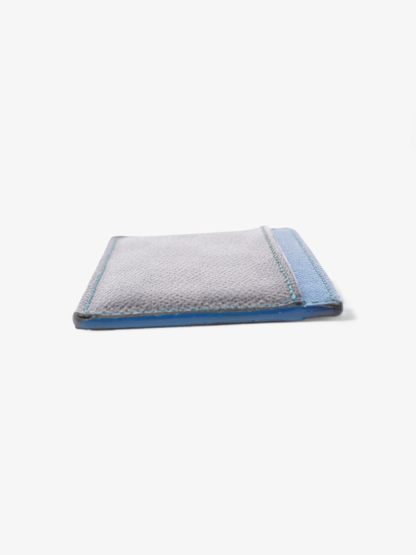 Louis Vuitton Card Holder Graphite Coated Damier Canvas Coated Canvas Blue Wallet Case