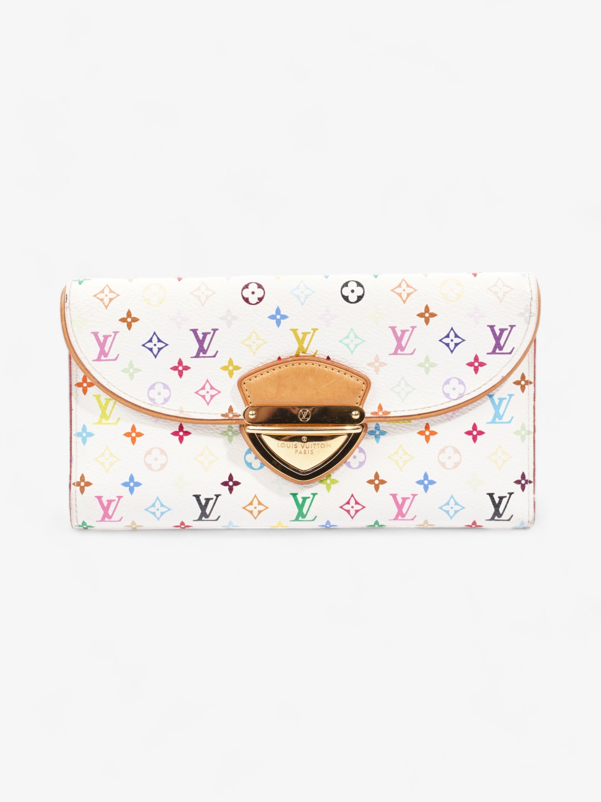 Louis Vuitton Eugenie Multicoloured Coated Monogram Canvas Coated Canvas Wallet Case