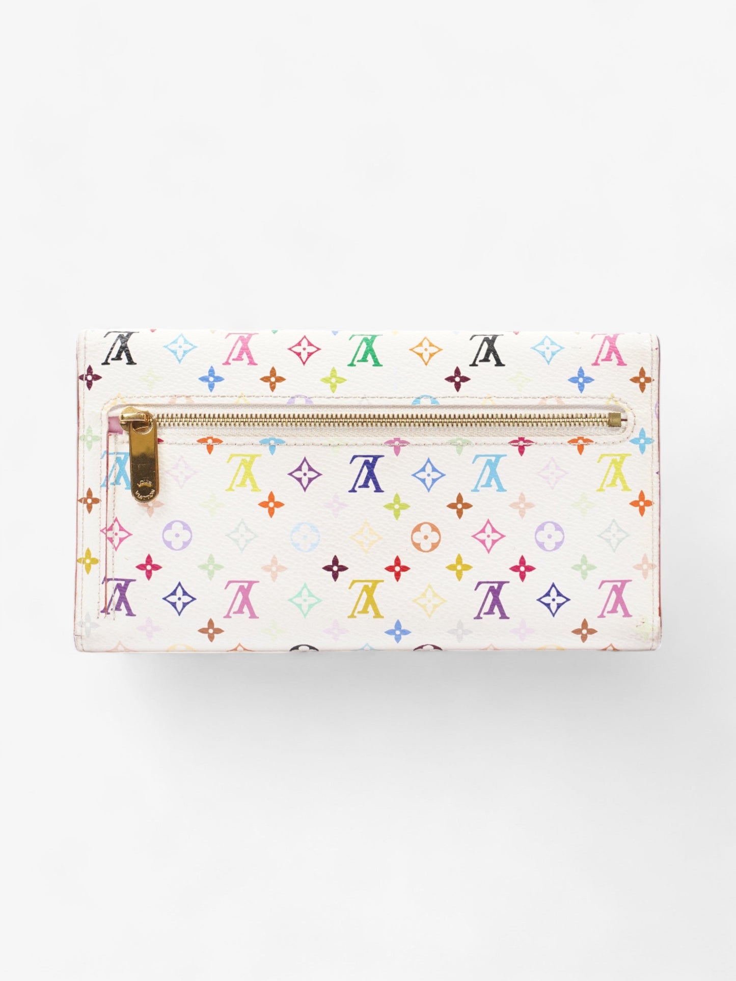 Louis Vuitton Eugenie Multicoloured Coated Monogram Canvas Coated Canvas Wallet Case