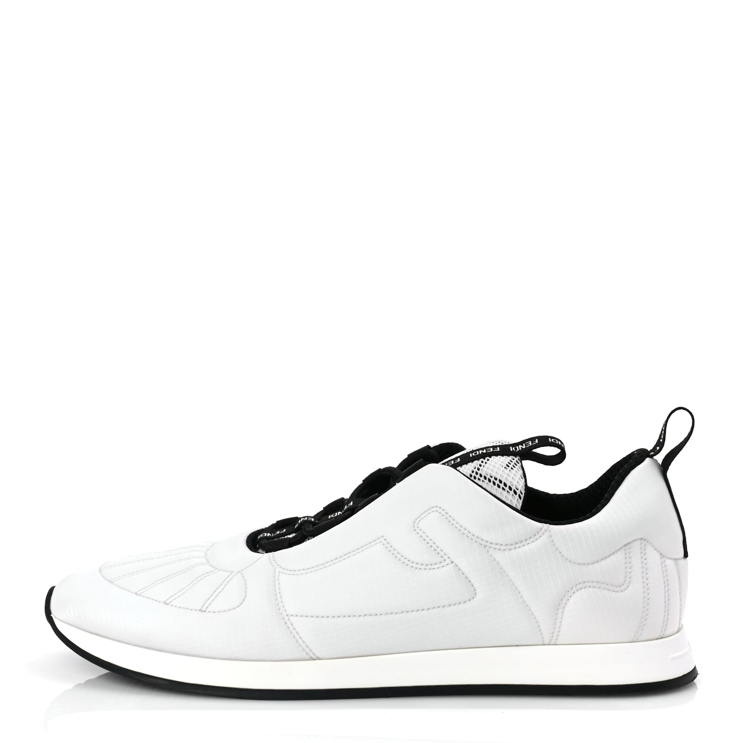 Fendi Shoe FFreedom Sneakers 41 Nylon White Shoes