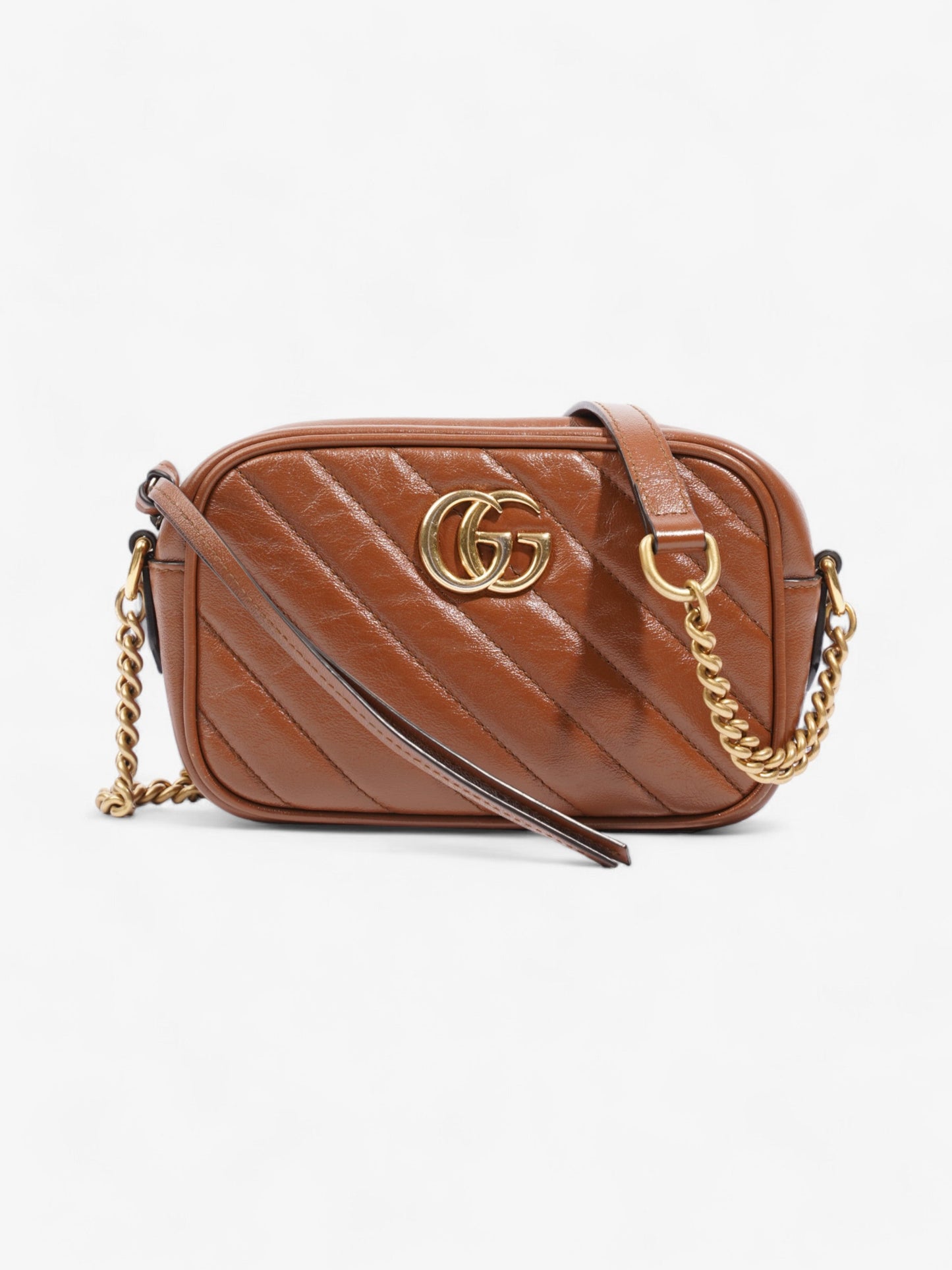 Gucci Marmont Mini Crossbody Bag Leather Matelasse Leather Mini