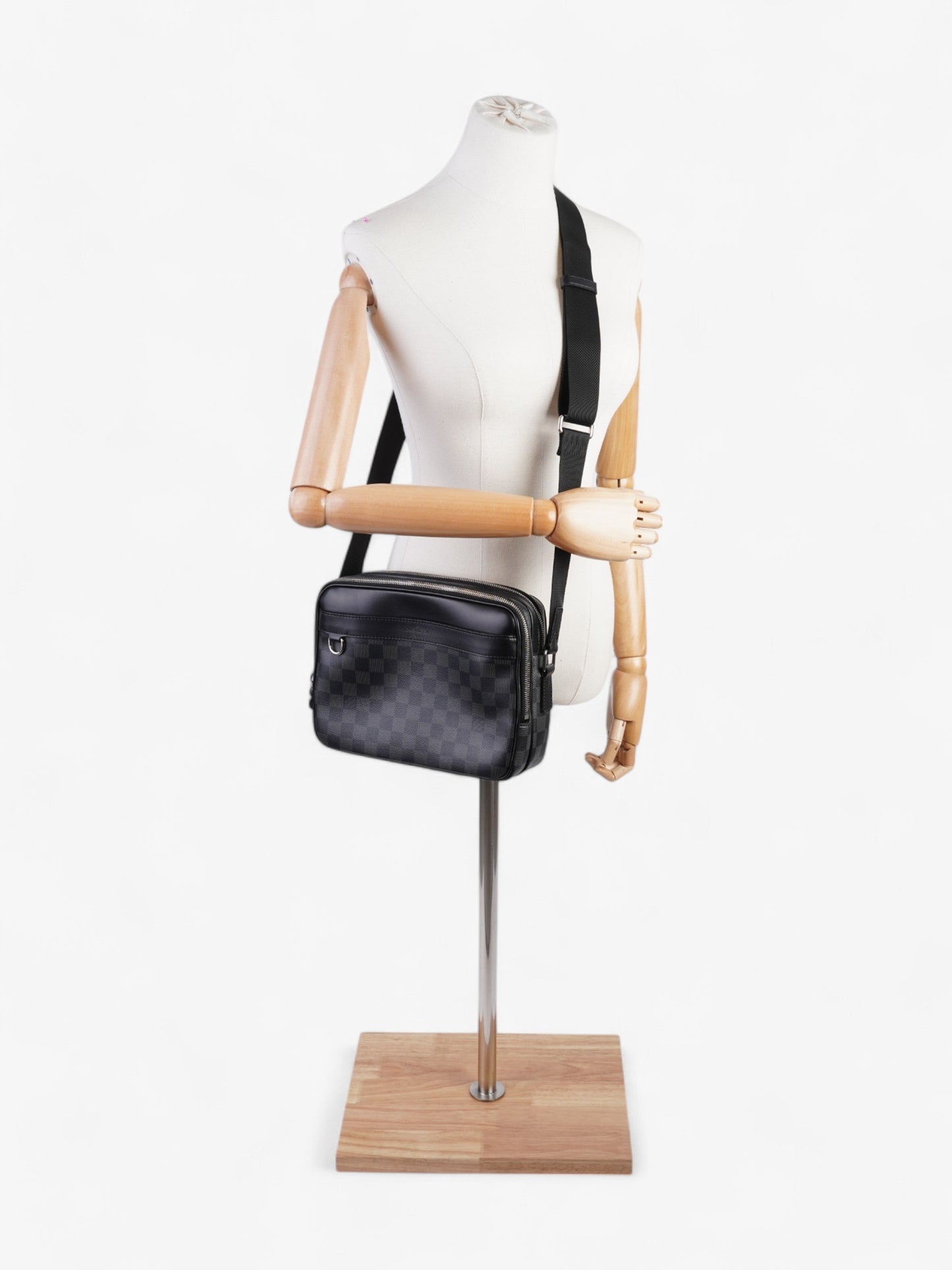 Louis Vuitton Trocadero Messenger Graphite Coated PM Canvas Coated Canvas Damier Apparel