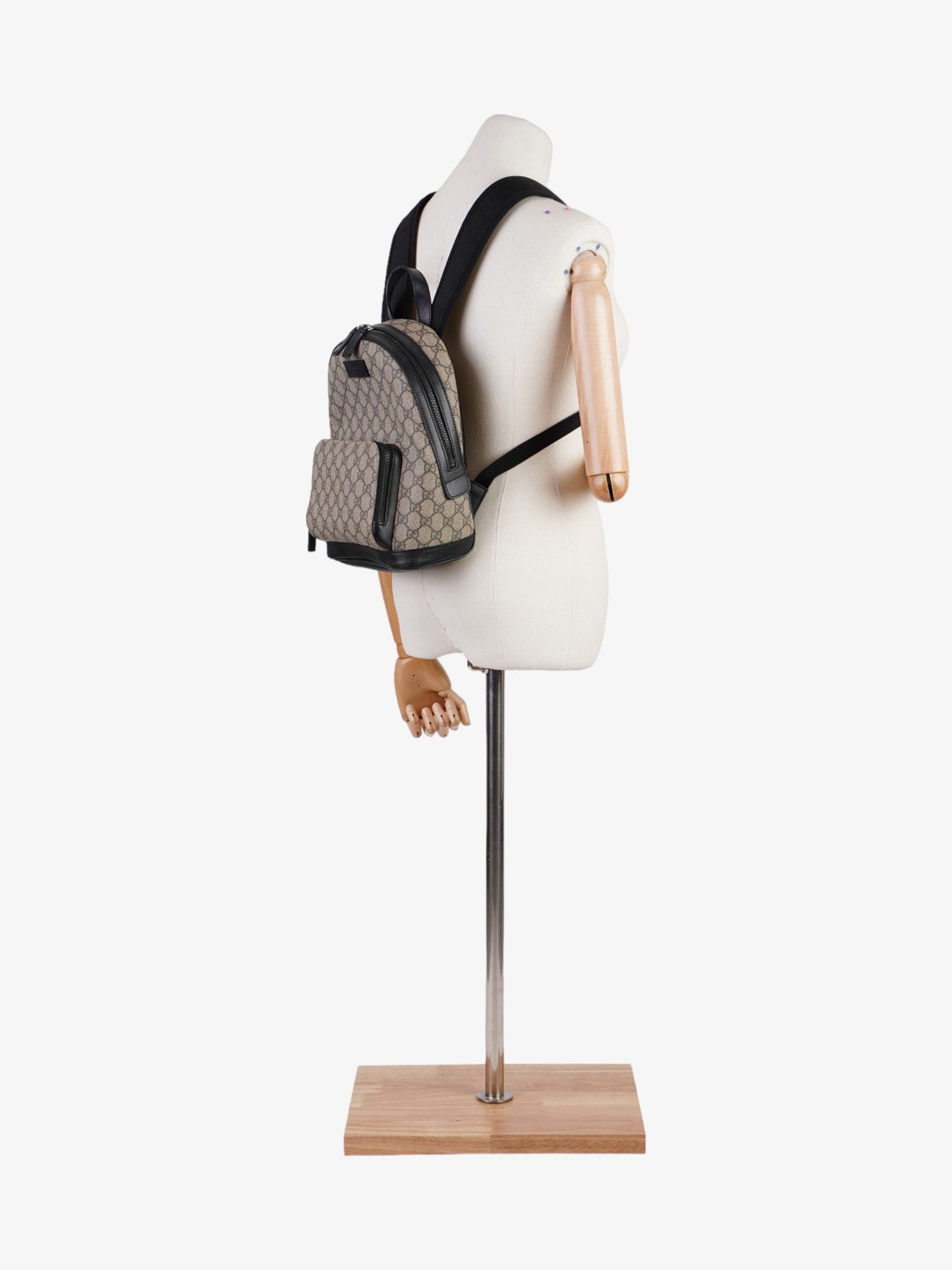 Gucci Backpack Supreme Coated Canvas Black