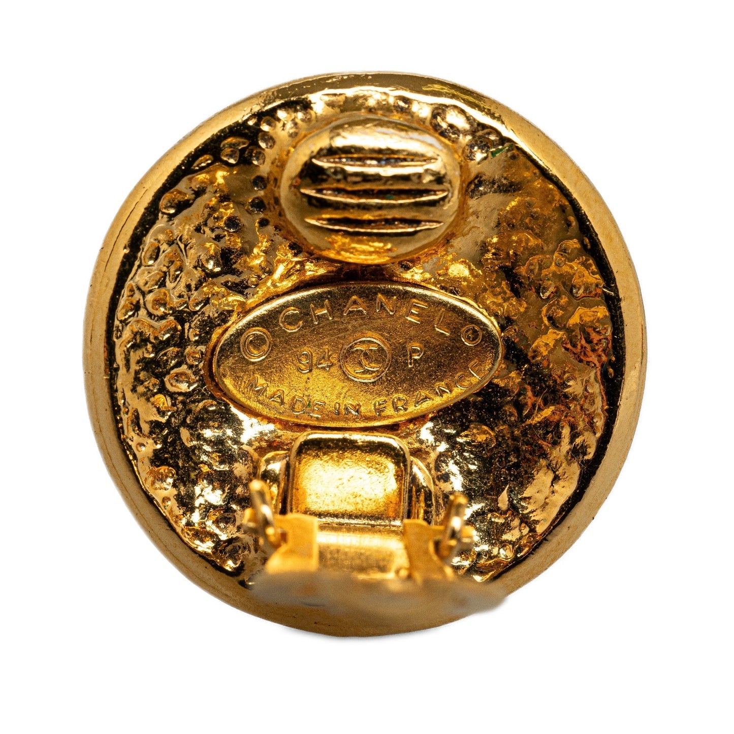 CHANEL CC Clip On Earrings Costume Earrings