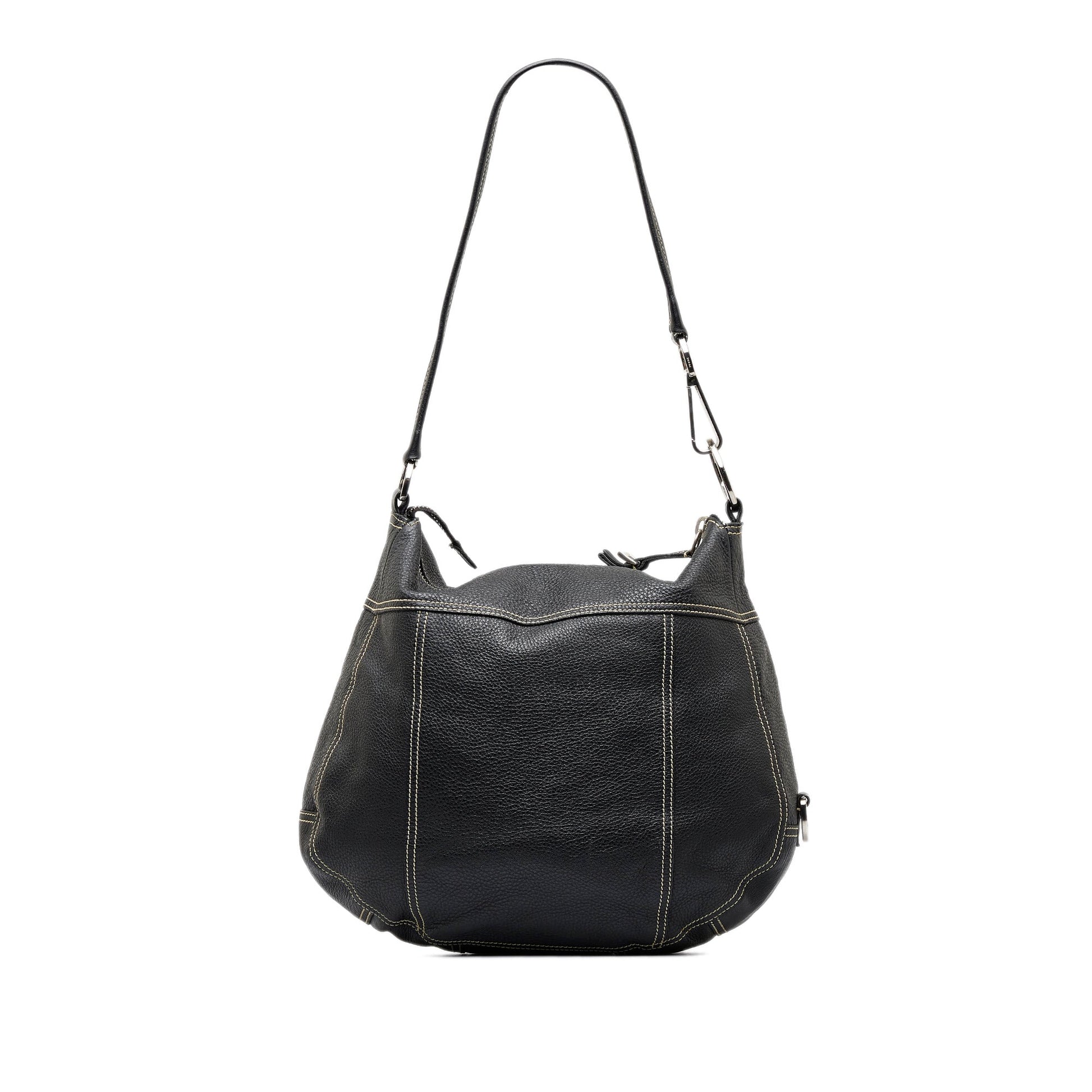 Prada Hobo Bag Leather Shoulder Bag