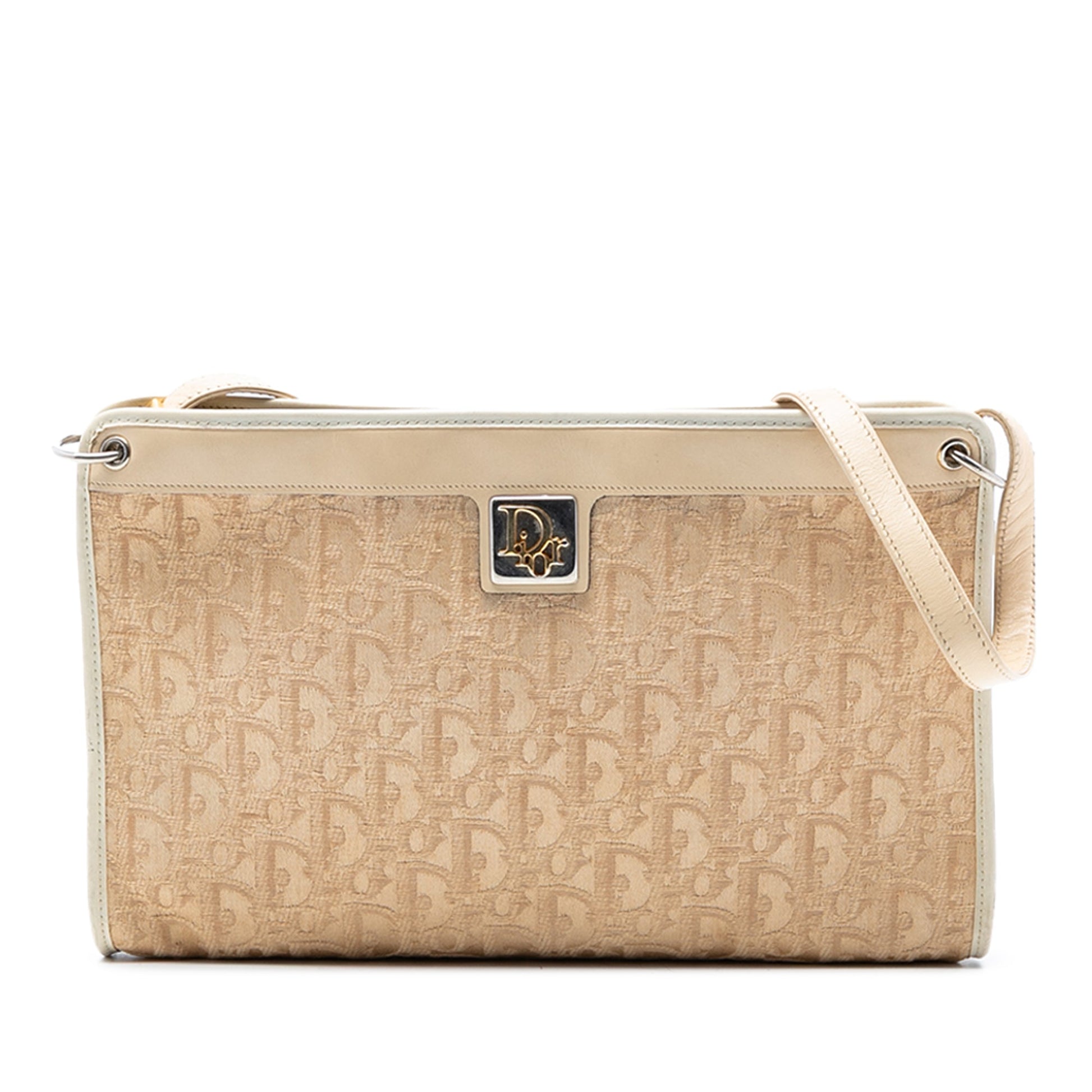 Dior Handbag issimo Trotter Shoulder Bag Canvas Beige