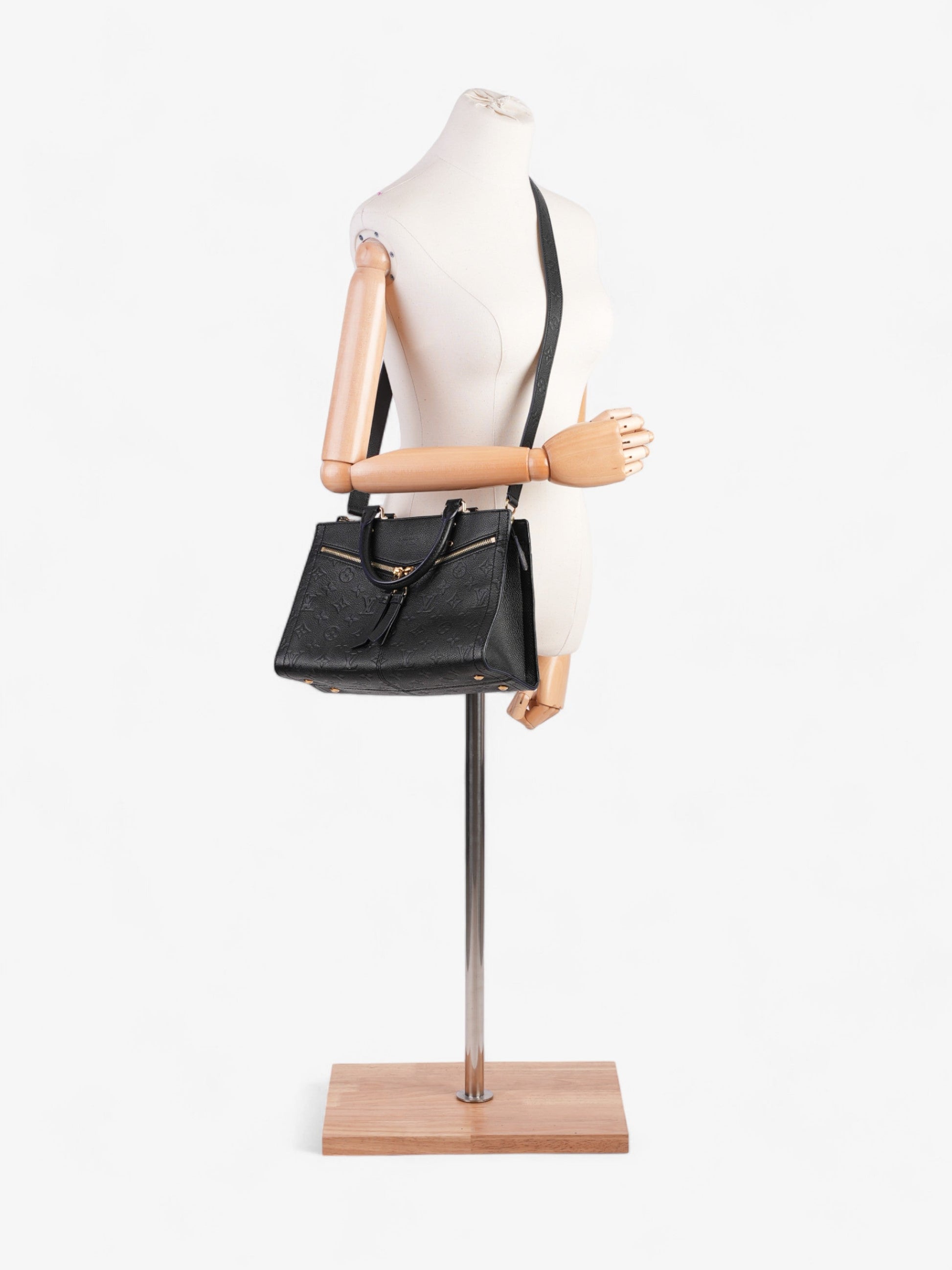 Louis Vuitton Sully Monogram PM Leather Empreinte Handbag