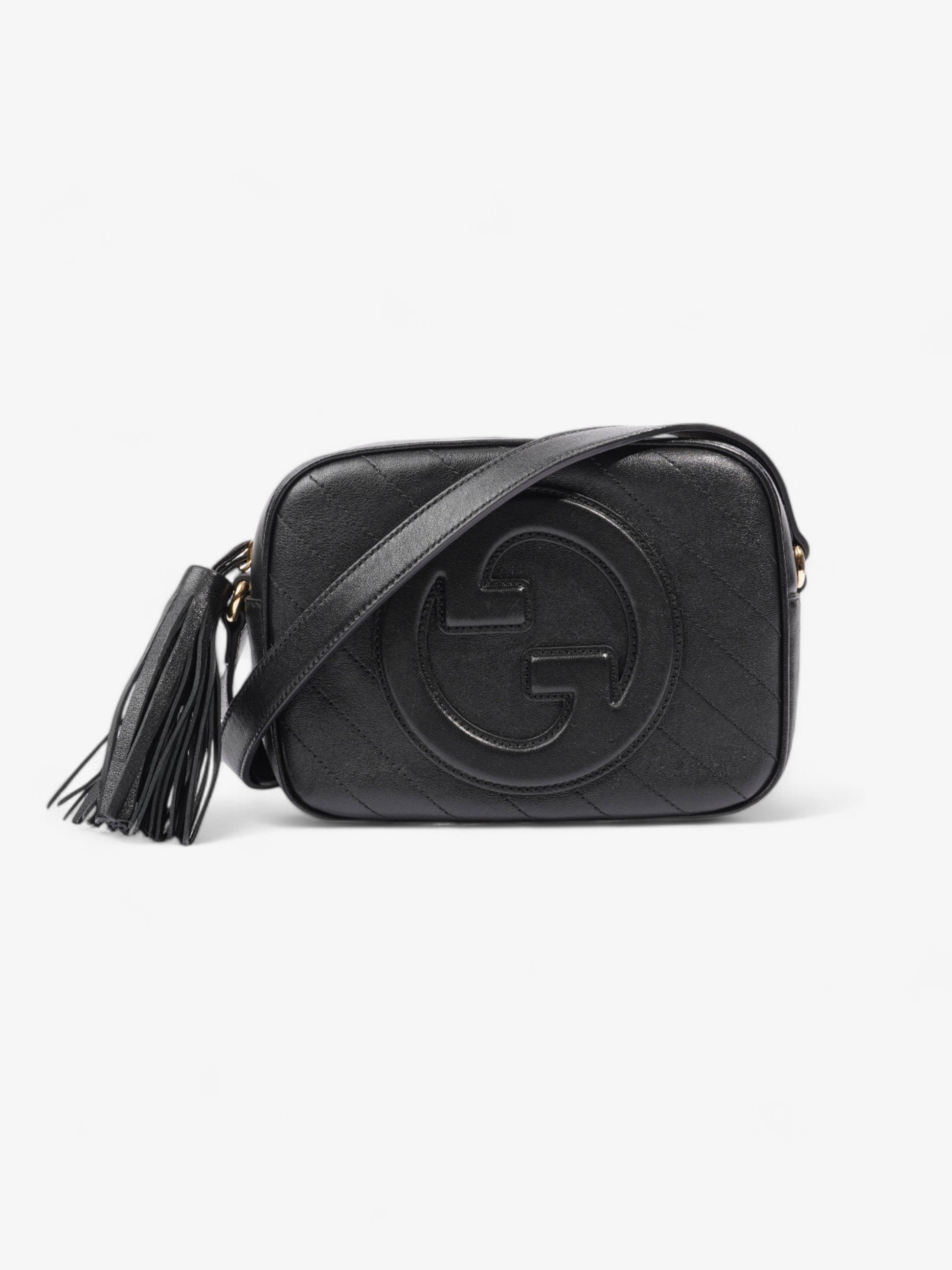 Gucci Blondie Crossbody Bag Leather Black Leather Small