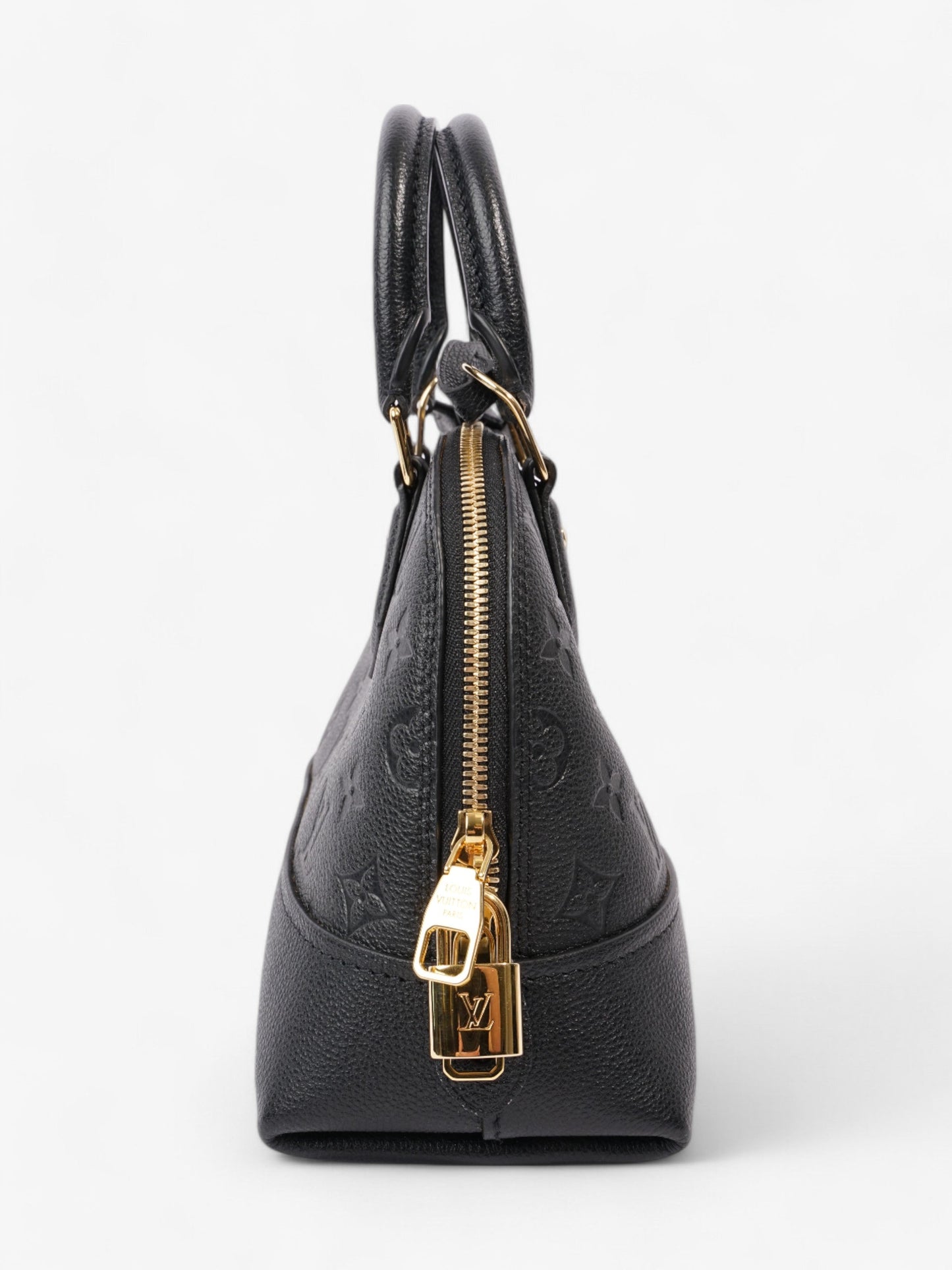Louis Vuitton Alma BB Monogram Empreinte Leather Black Handbag