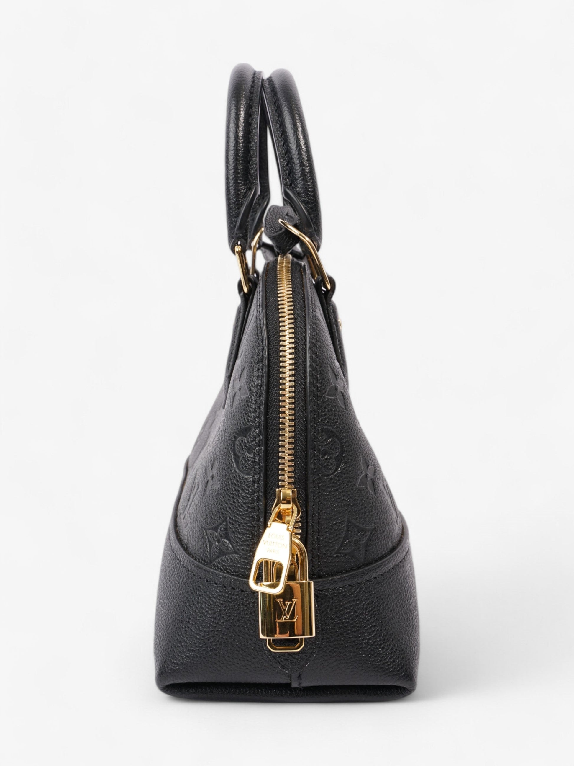 Louis Vuitton Alma BB Monogram Empreinte Leather Black Handbag
